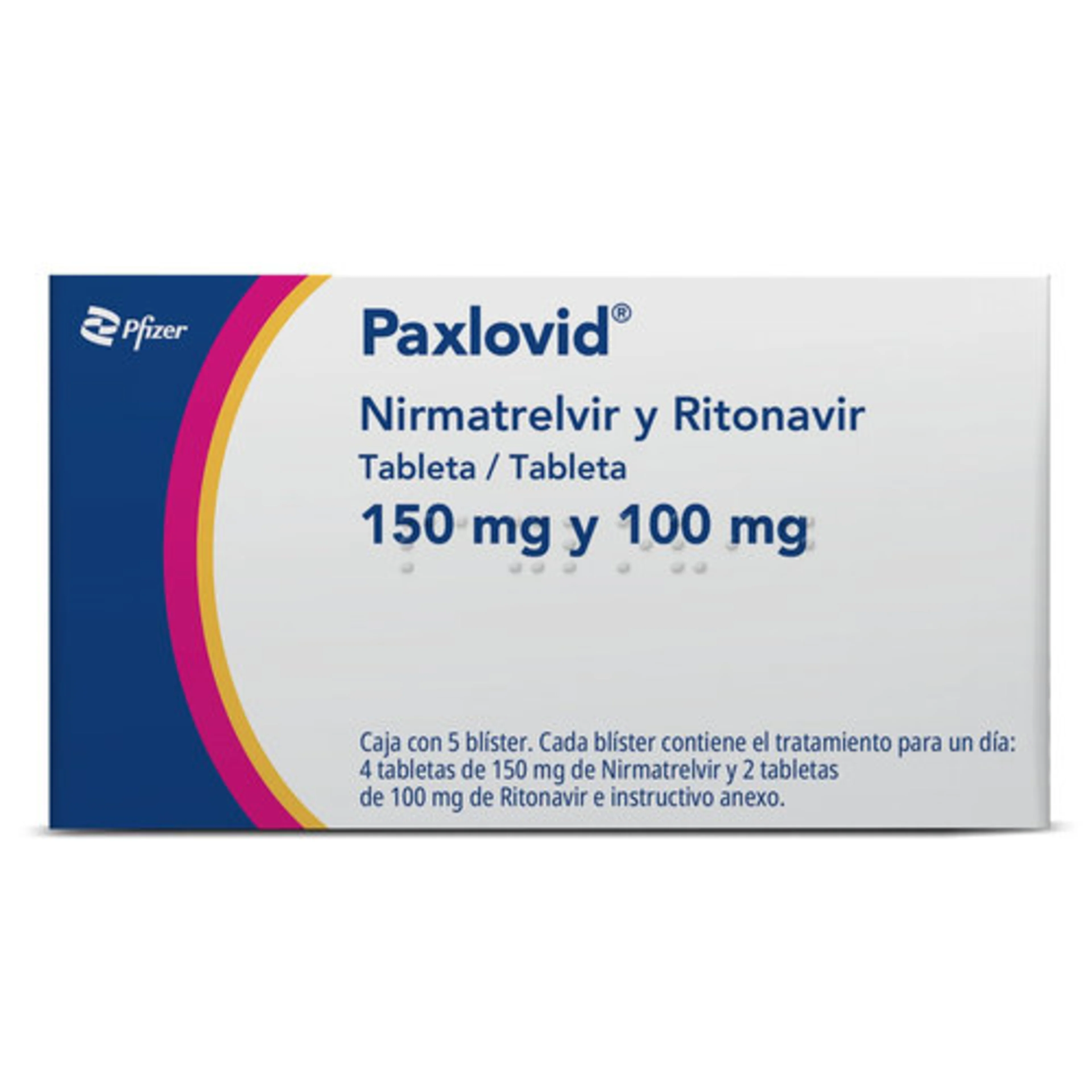 Paxlovid 100 Mg Con 4 Tabletas