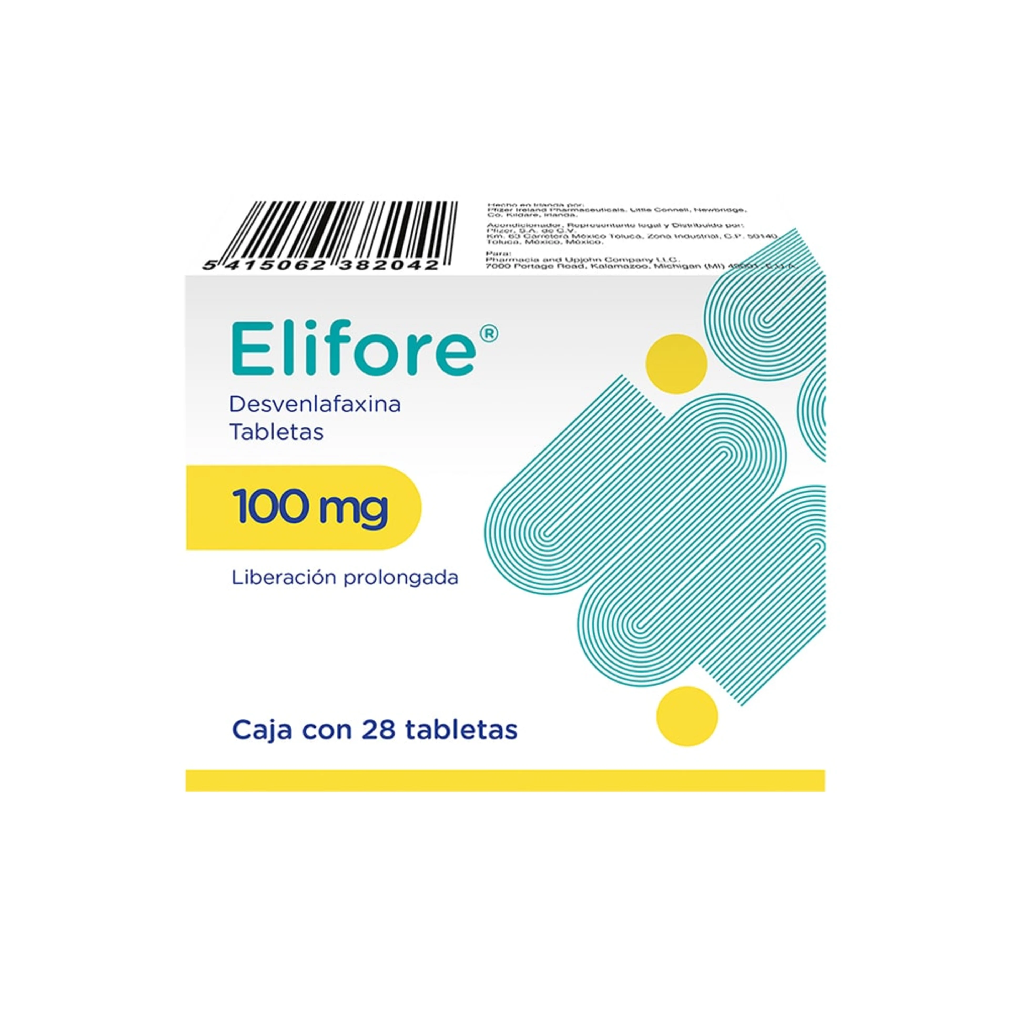 Elifore 100 Mg Con 28 Tabletas
