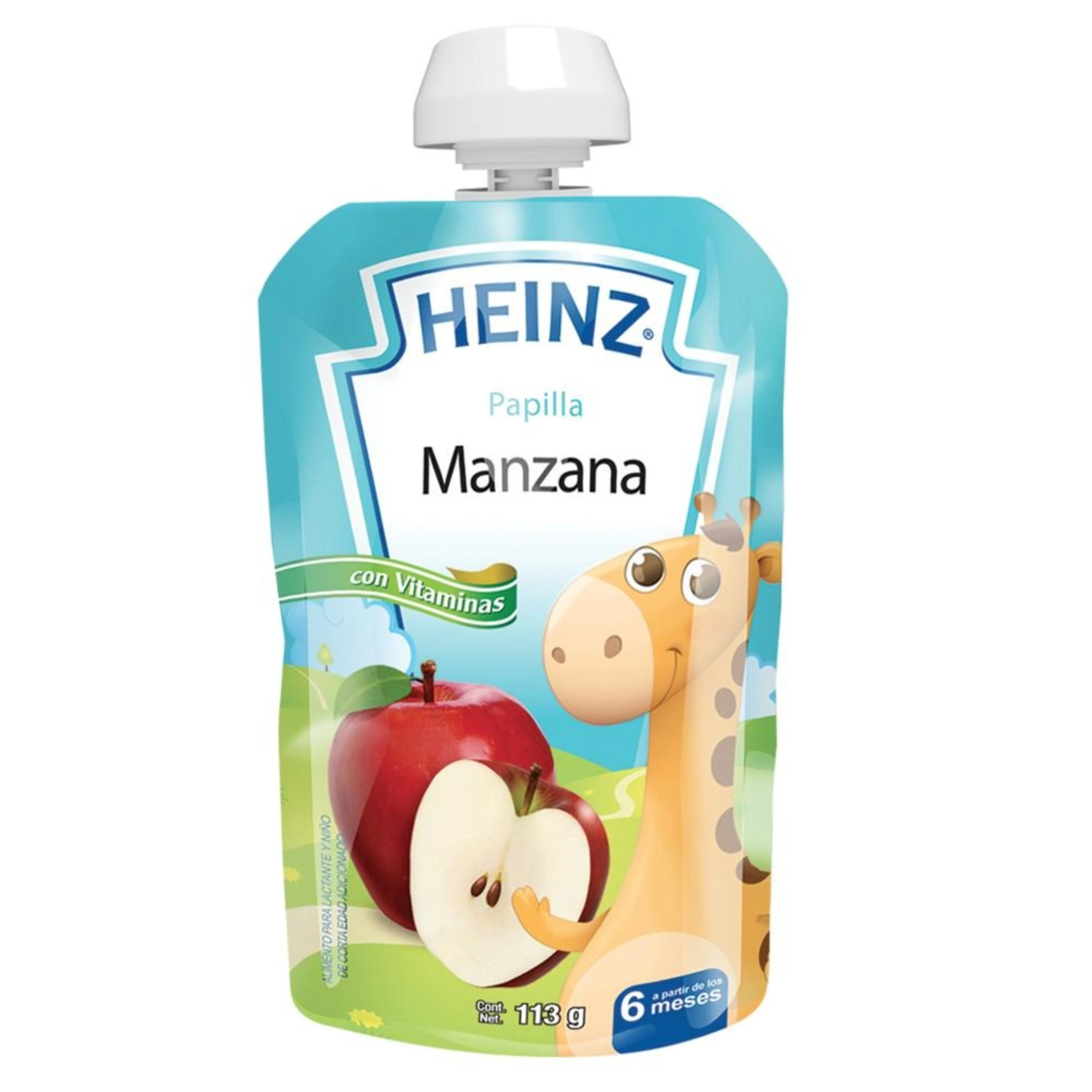 Papilla heinz de manzana a partir de los 6 meses 113 gr.