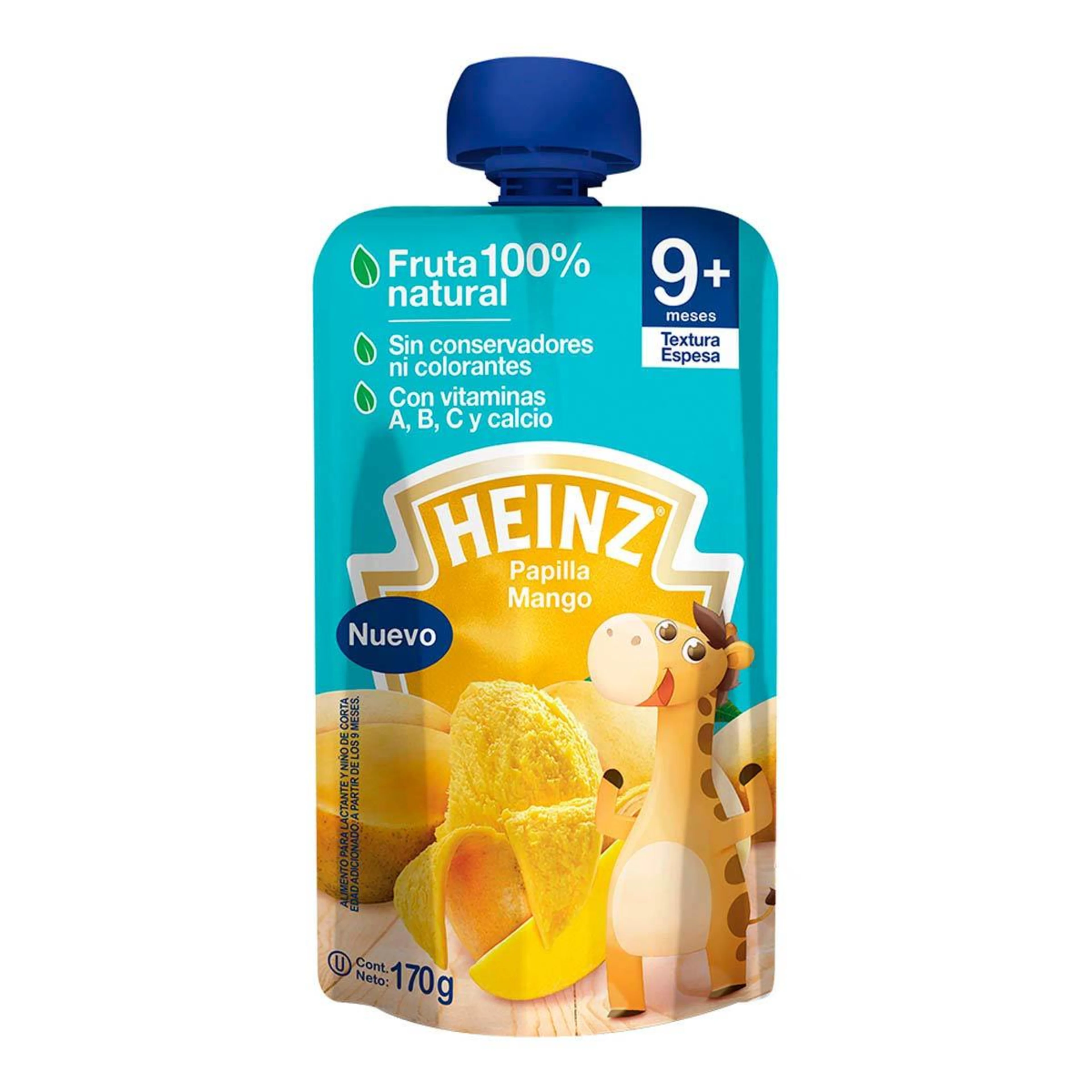 Papilla heinz de mango a partir de los 9 meses 170 gr.