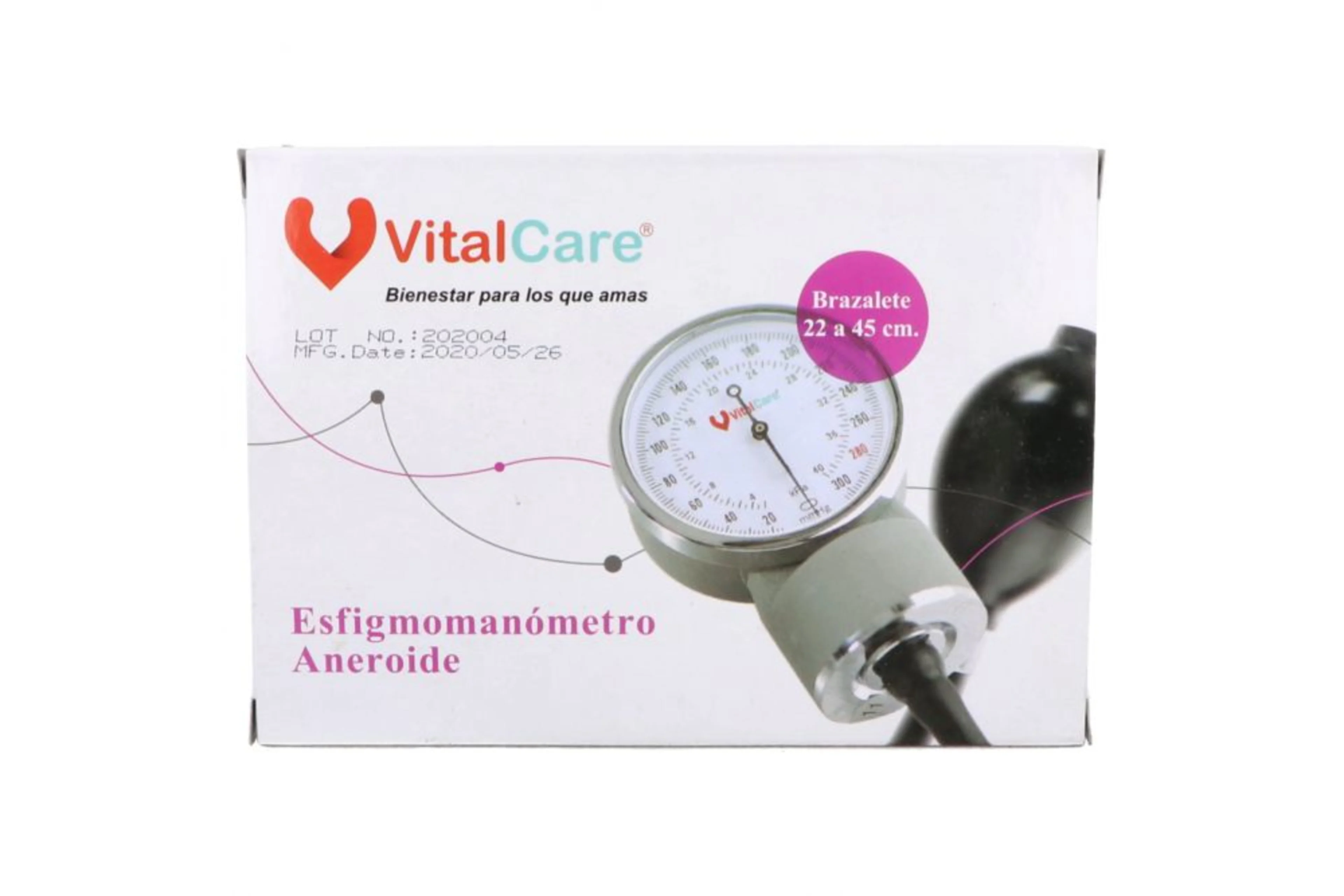 Baumanómetro manual Vital Care con 1 pieza