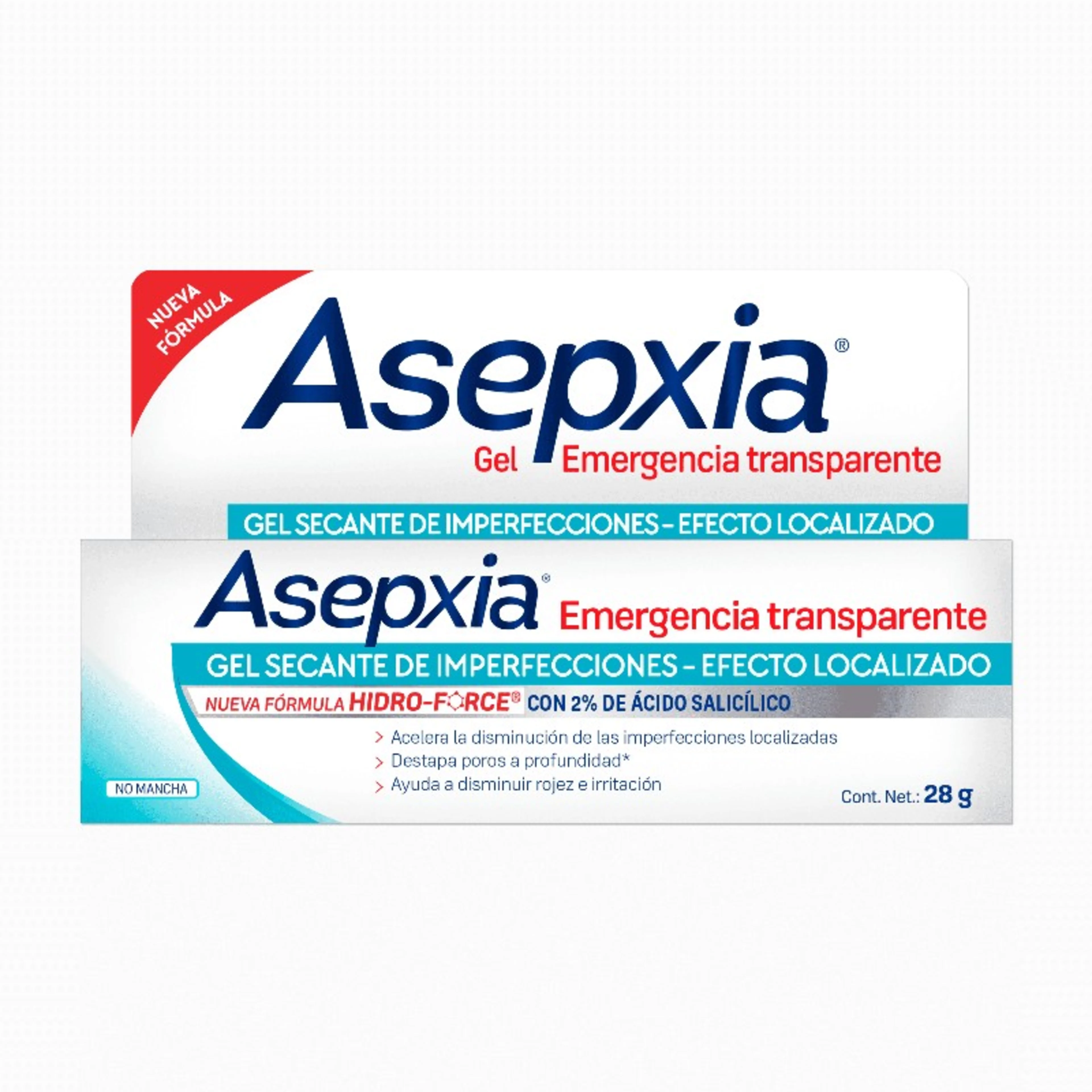 Asepxia Emergencia Transparente Con 28 G
