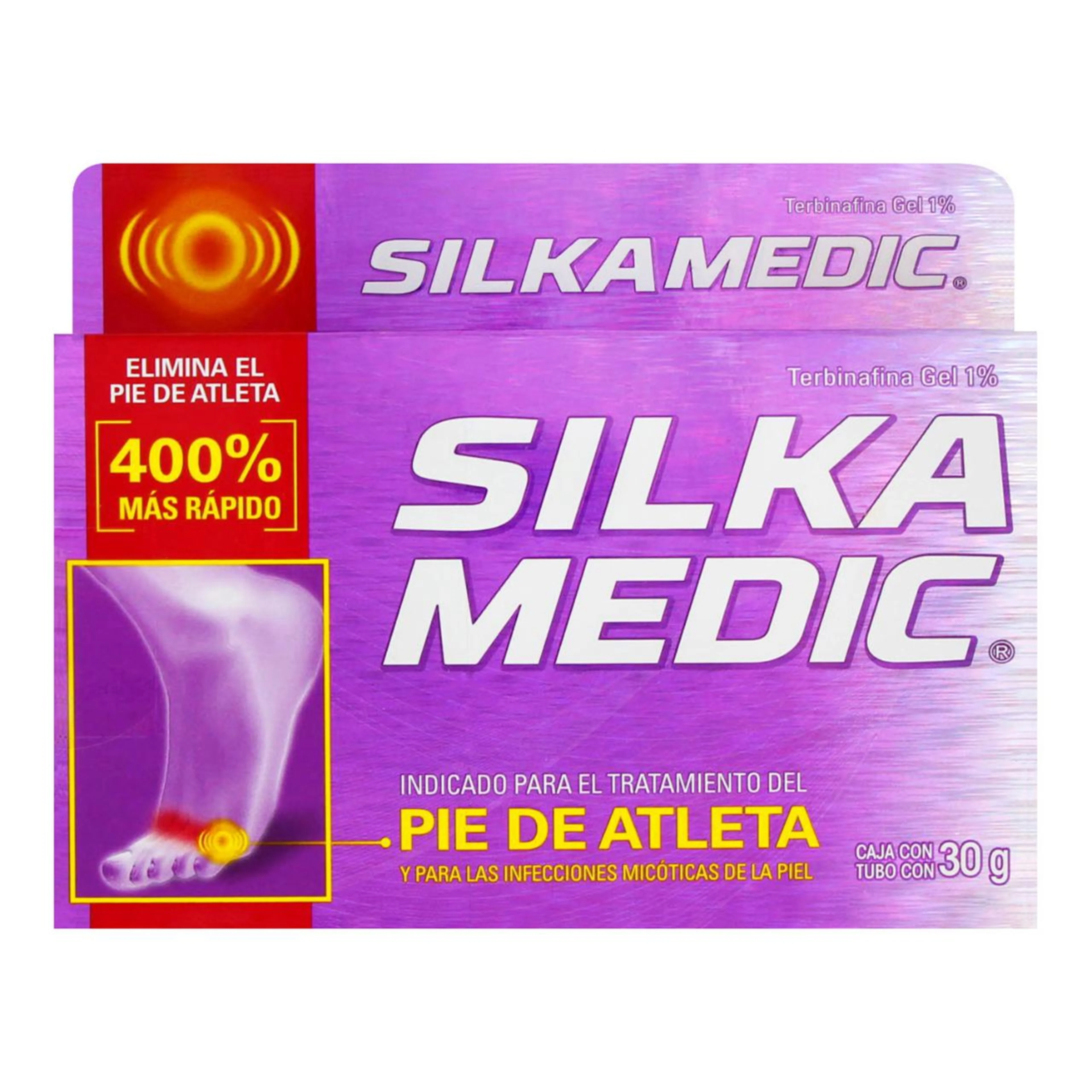 Silkamedic 1% Gel Para Pie De Atleta Con 30 Gr