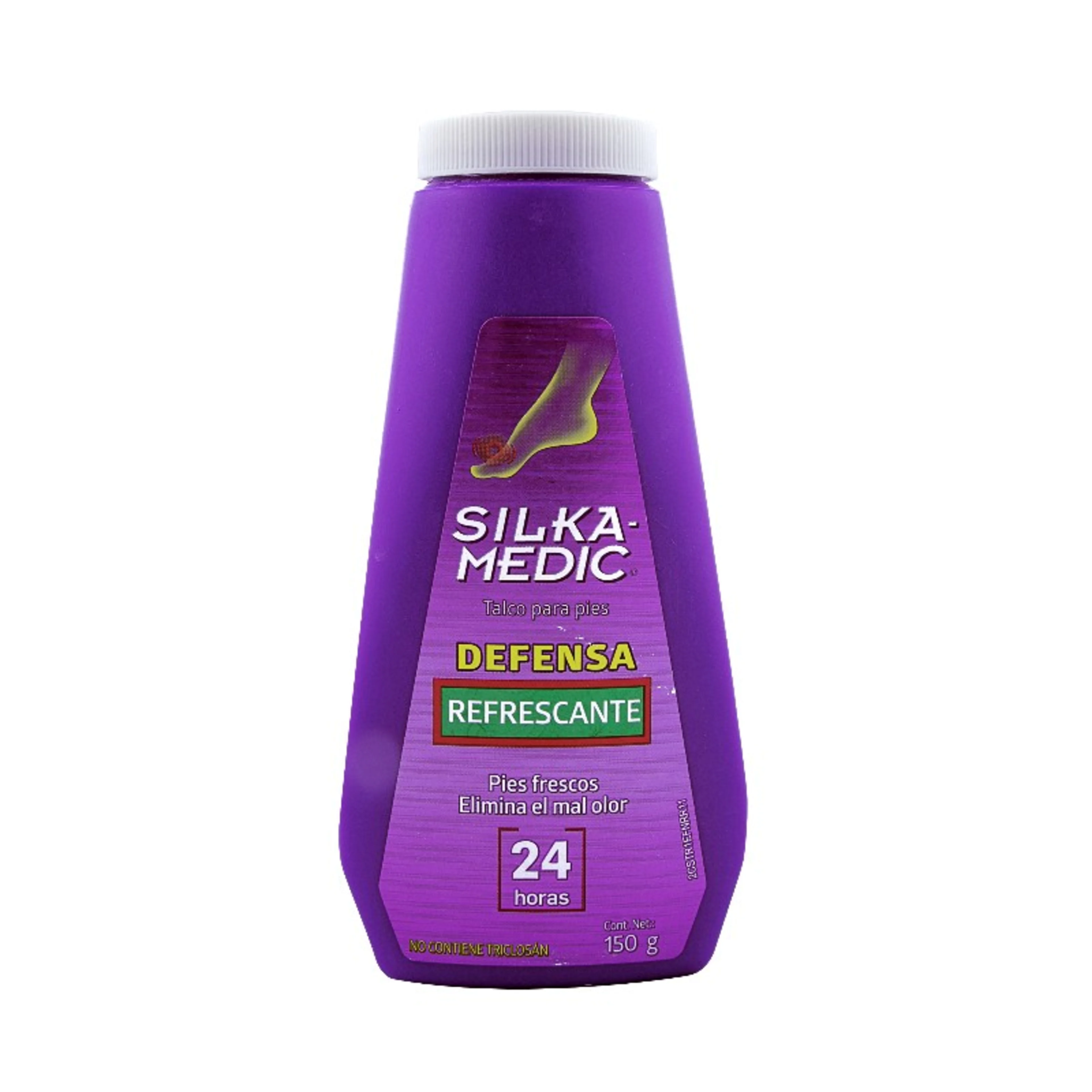 Silkamedic Defensa Talco Refrescante Para Pies Con 150 Gr