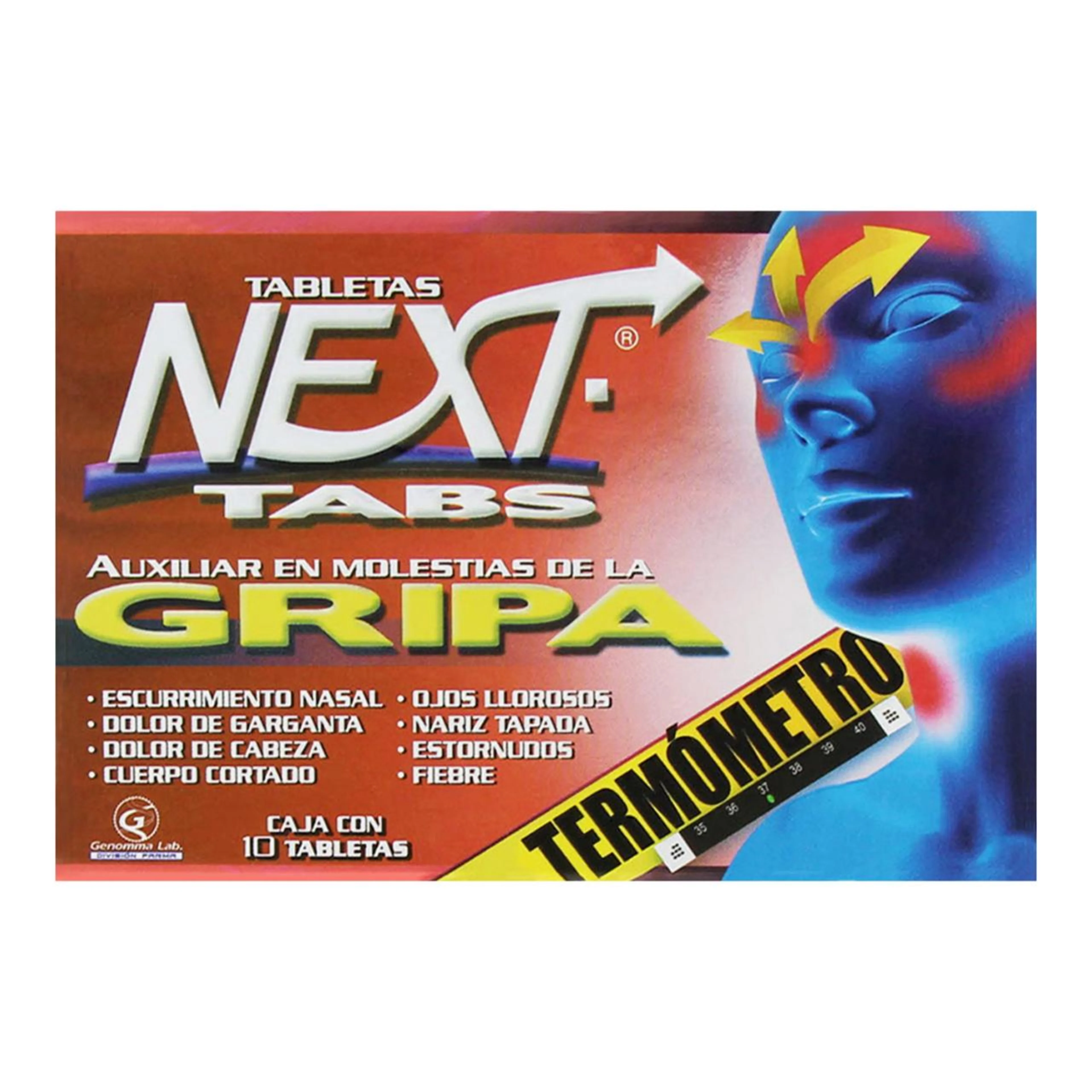 Next 500/25/5/4 Mg Con 10 Tabletas