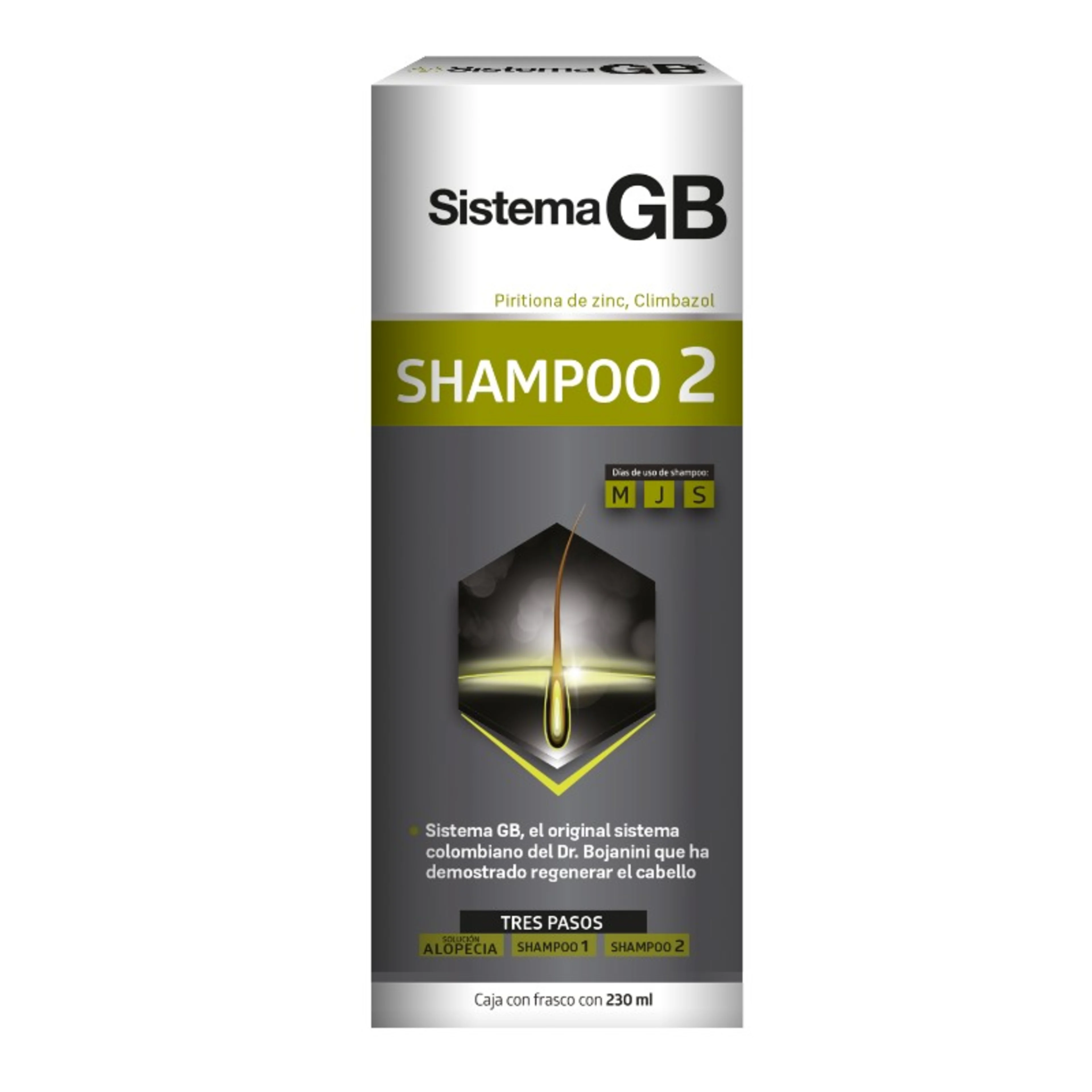 Sistema Gb Shampoo Paso 2 Con 230 Ml