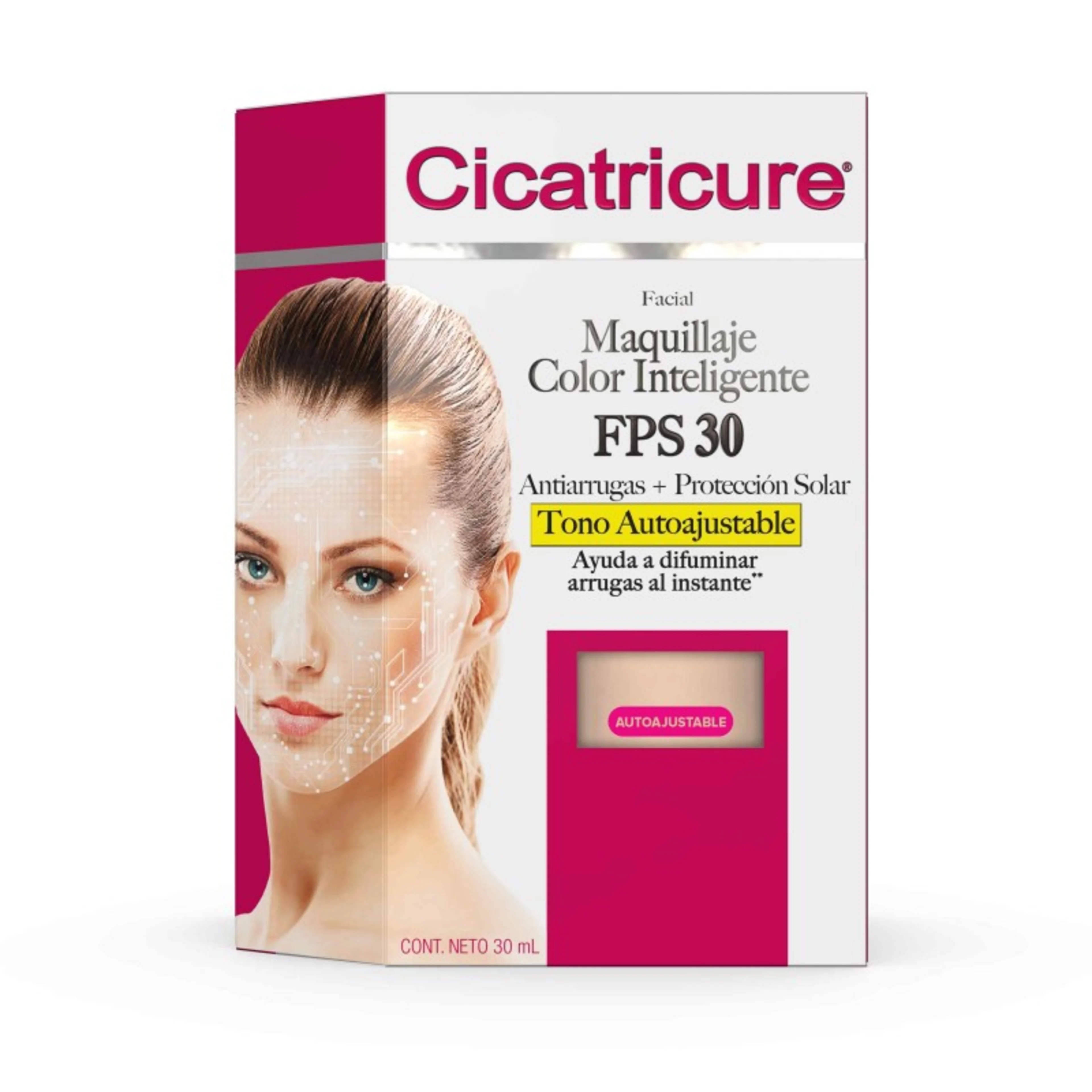 Cicatricure Maquillaje Líquido Autoajustable Fps 30 30 Ml