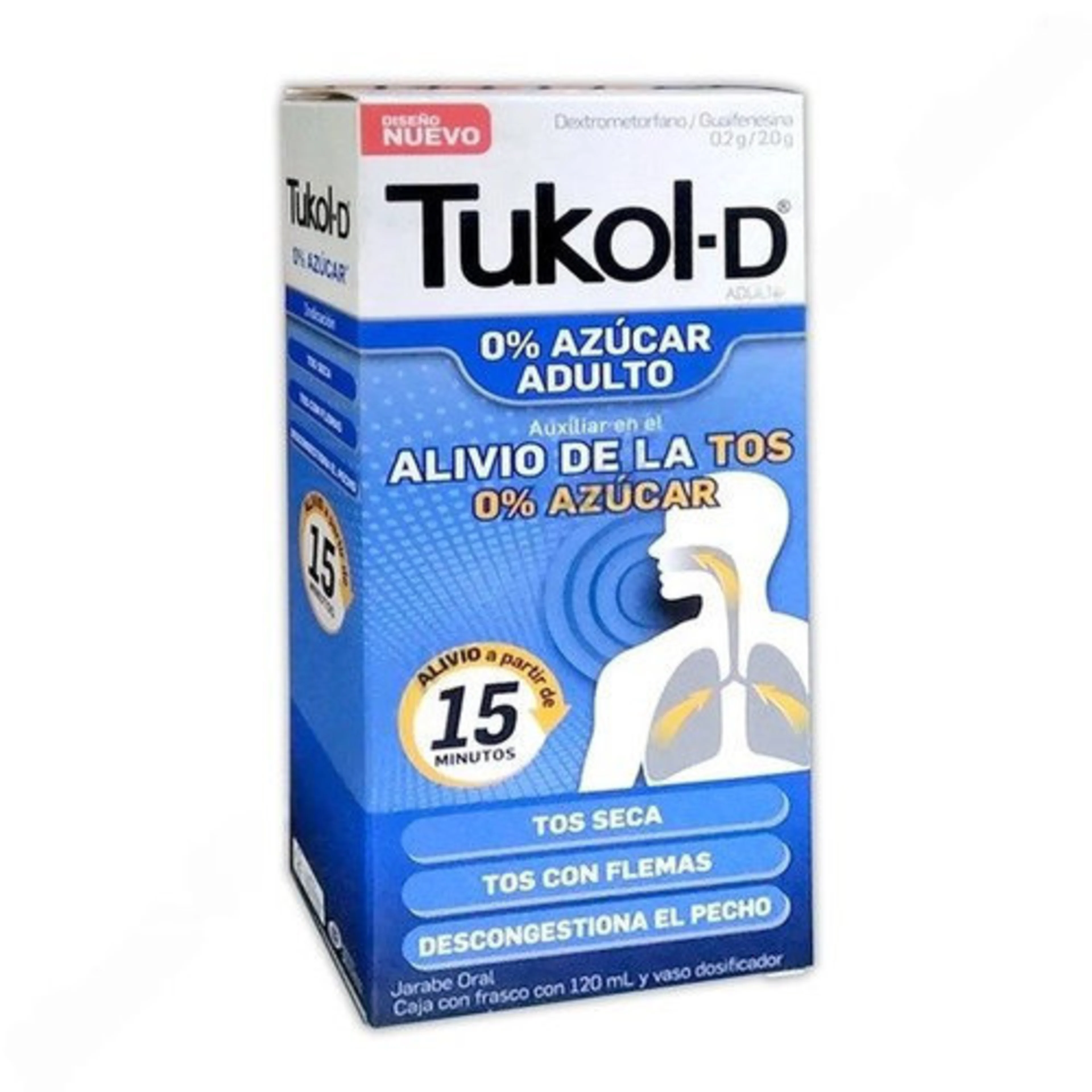 Tukol-D Diabetes 0% Azúcar Con 120 Ml
