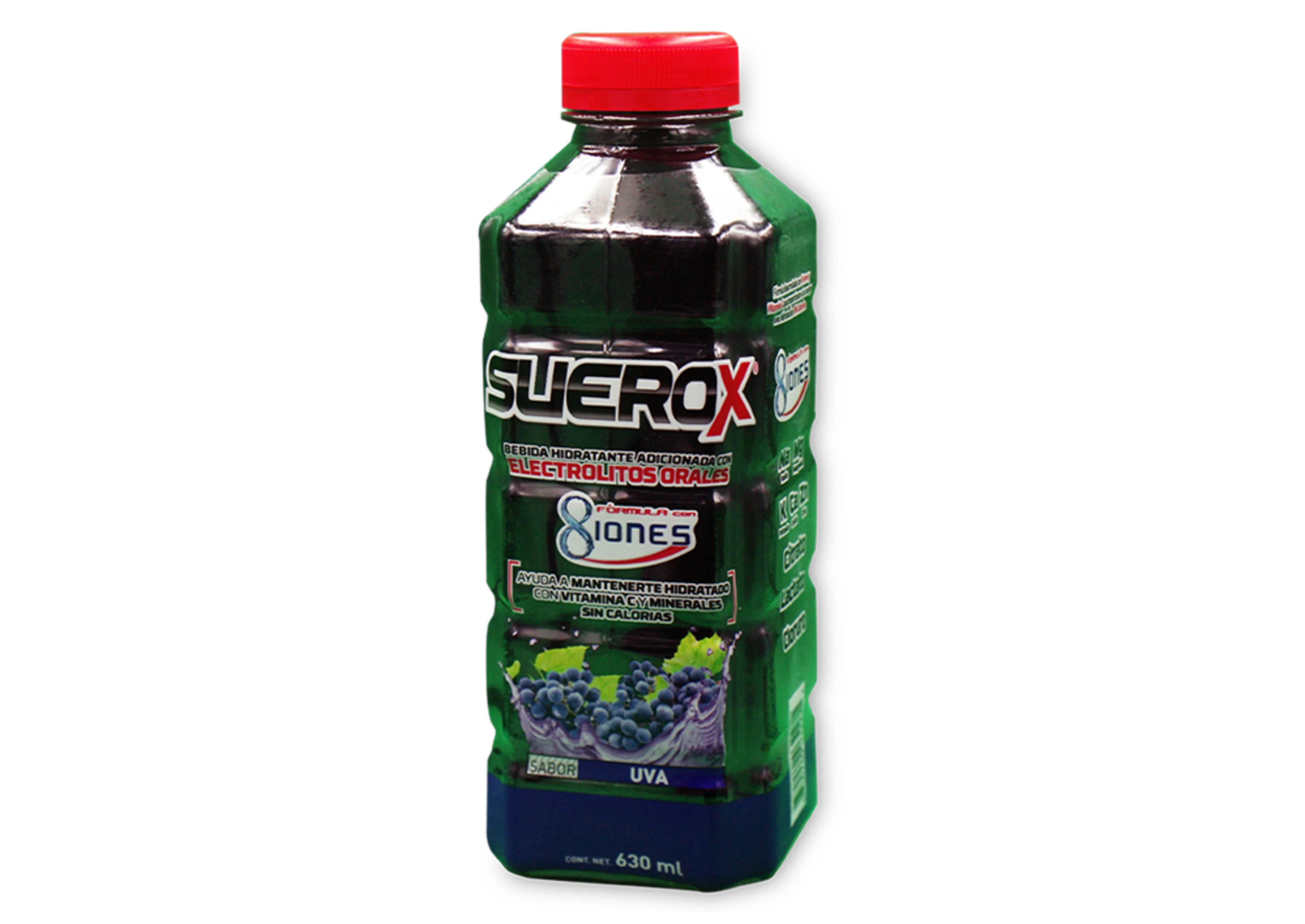 Suerox 8Iones Sabor Uva Con 630 Ml