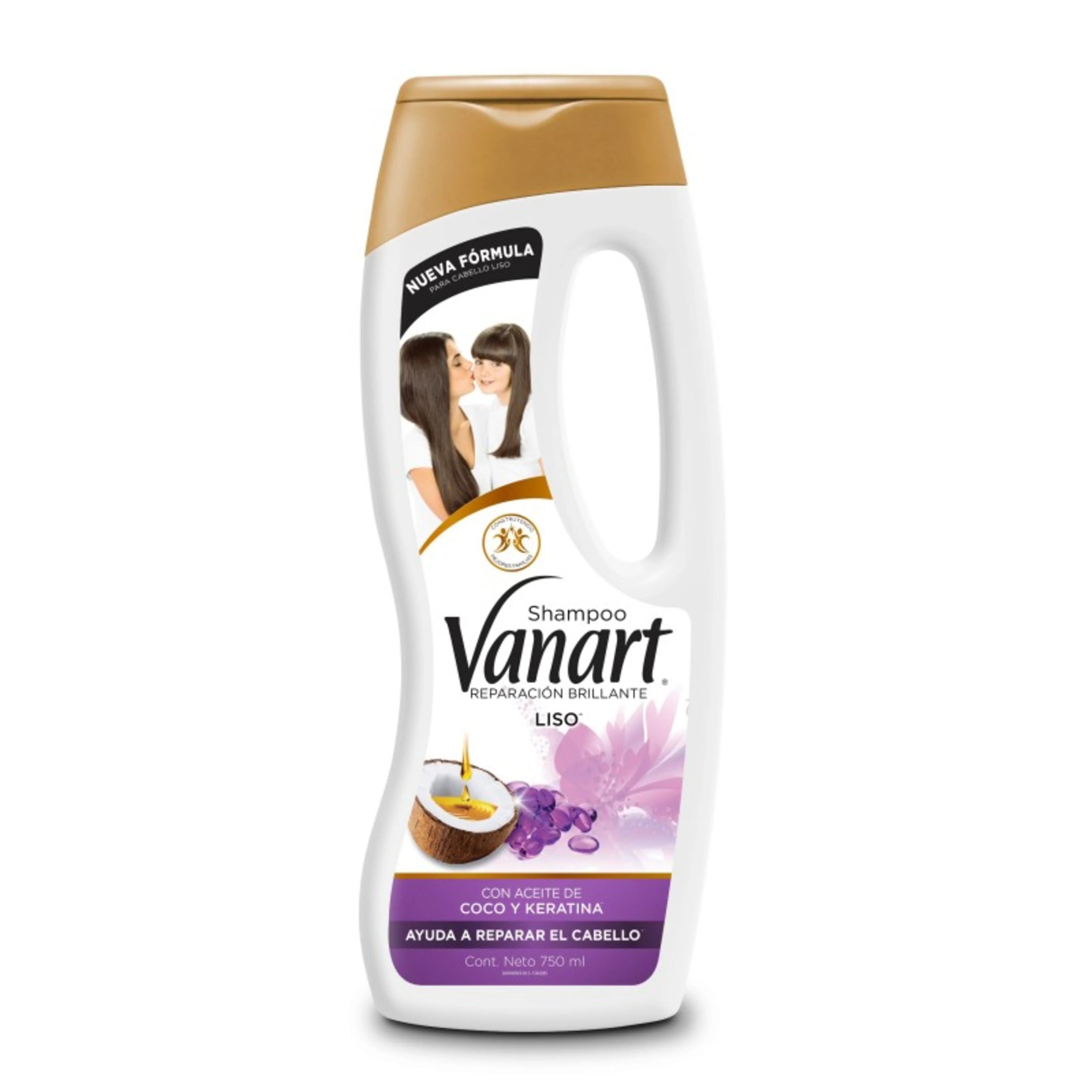 Vanart Shampoo Liso Con Keratina 750 Ml