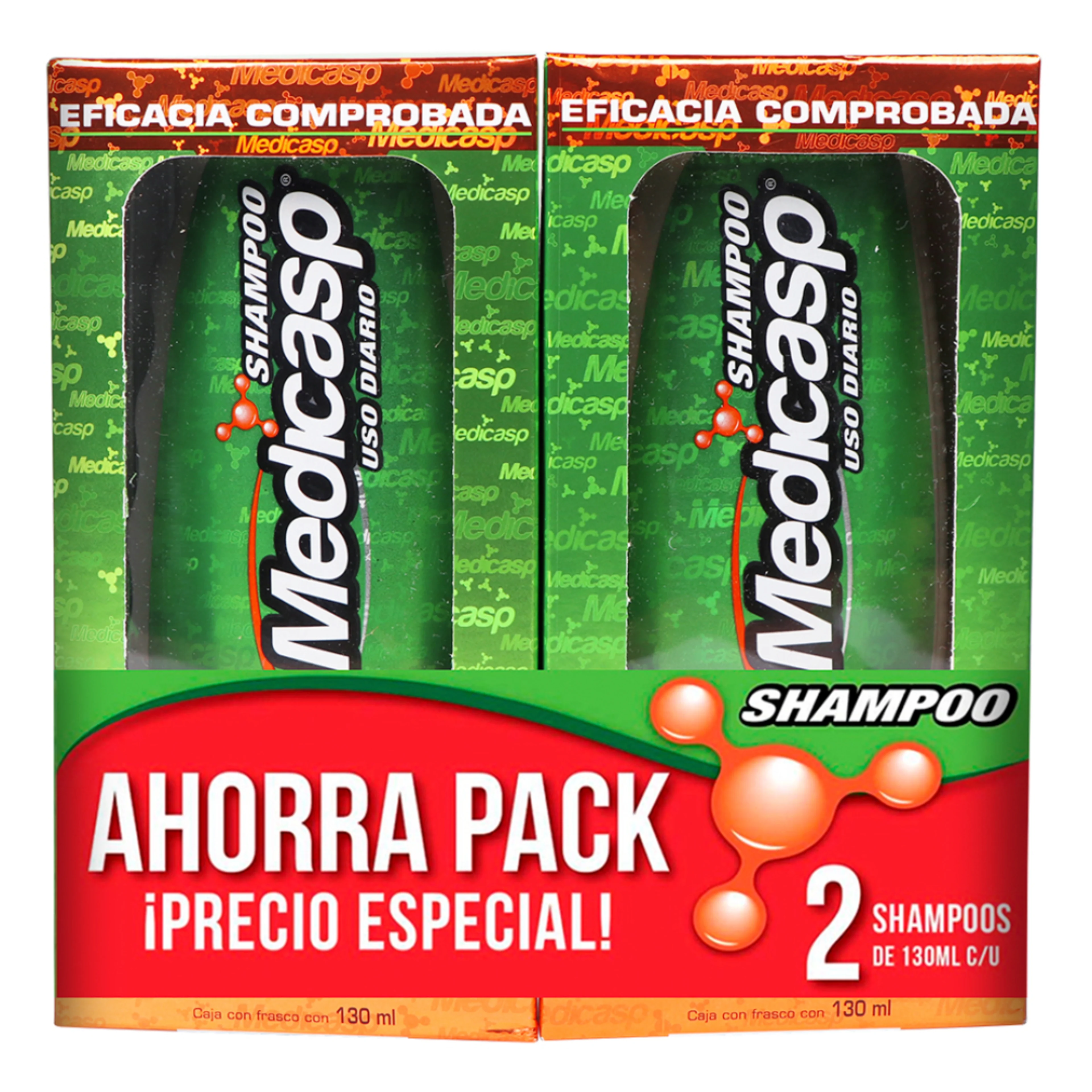 Medicasp Shampoo 130 Ml Duopack