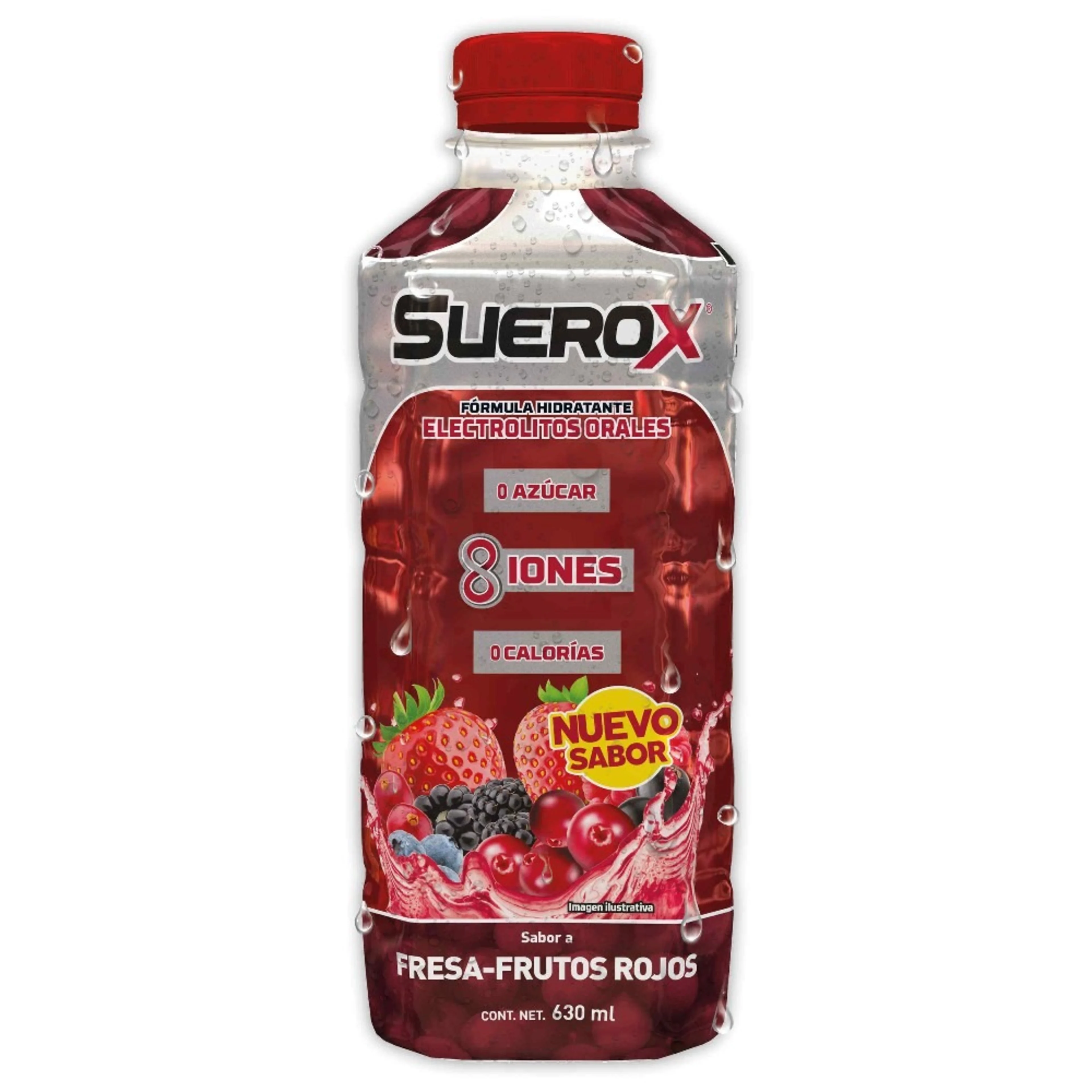 Suerox Fresa Frutos Rojos Con 630 Ml