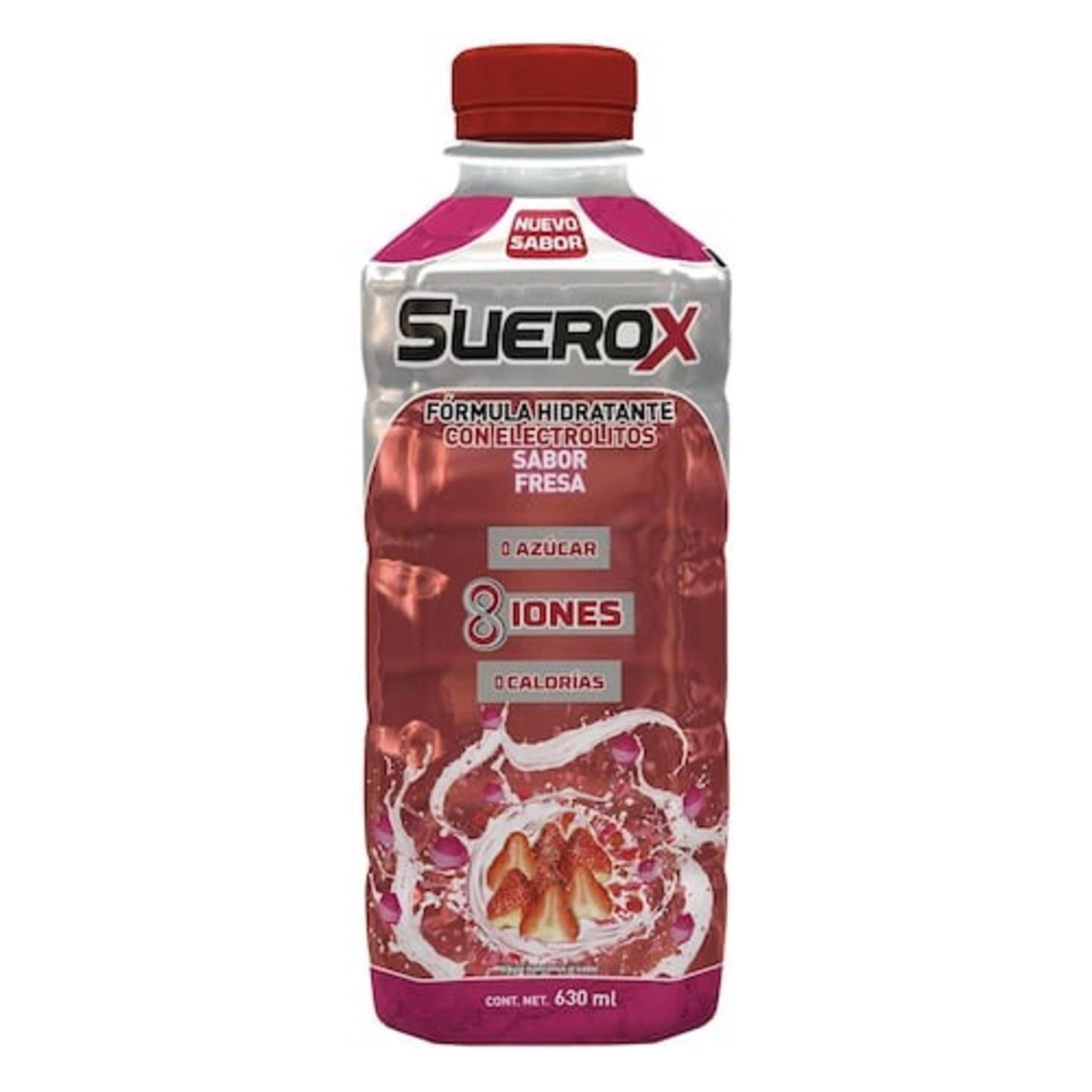 Suerox Fresa Con 630 Ml