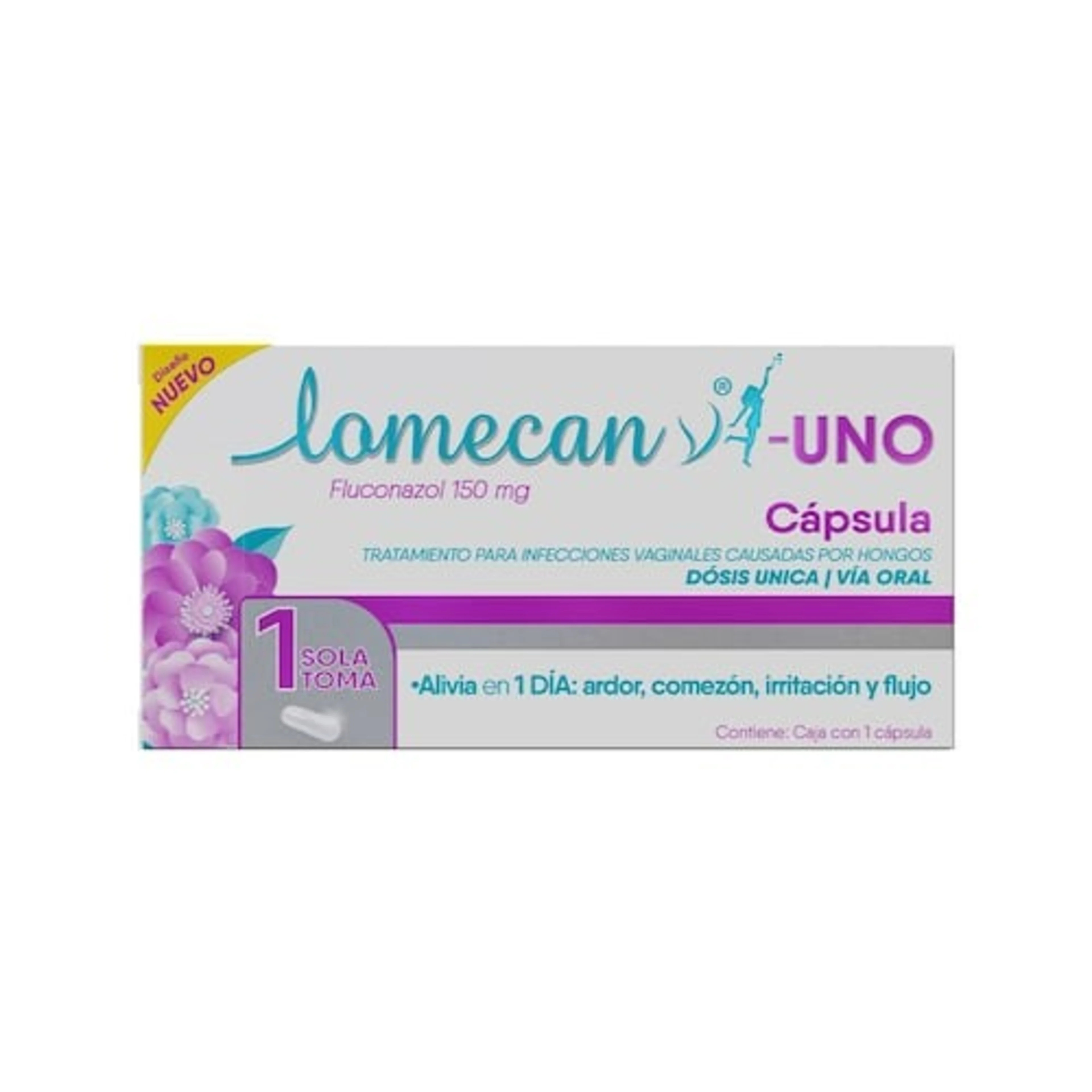 Lomecan V-Uno Cápsula De 150 Mg