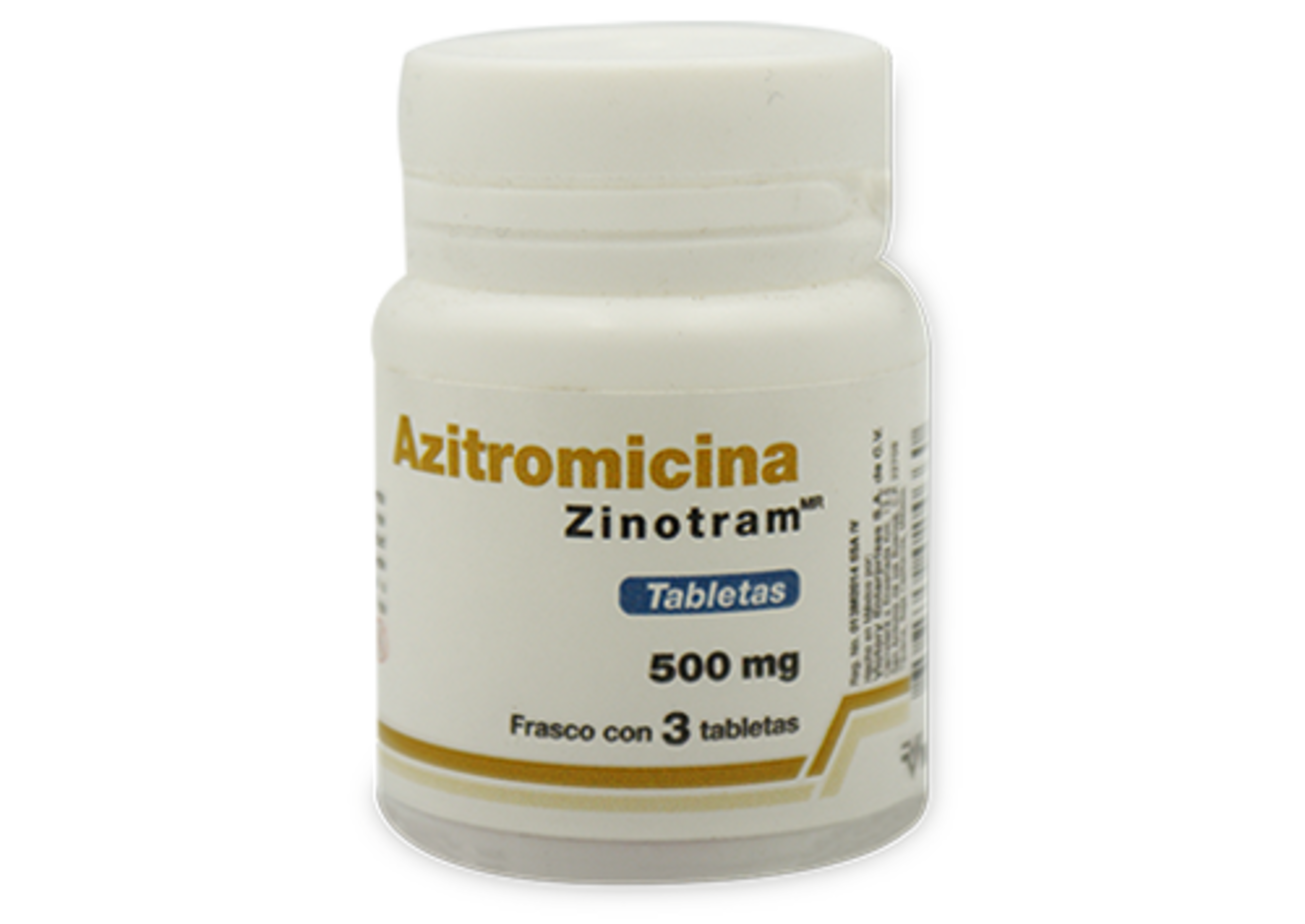 Zinotram Azitromicina 500 Mg Con 3 Tabletas