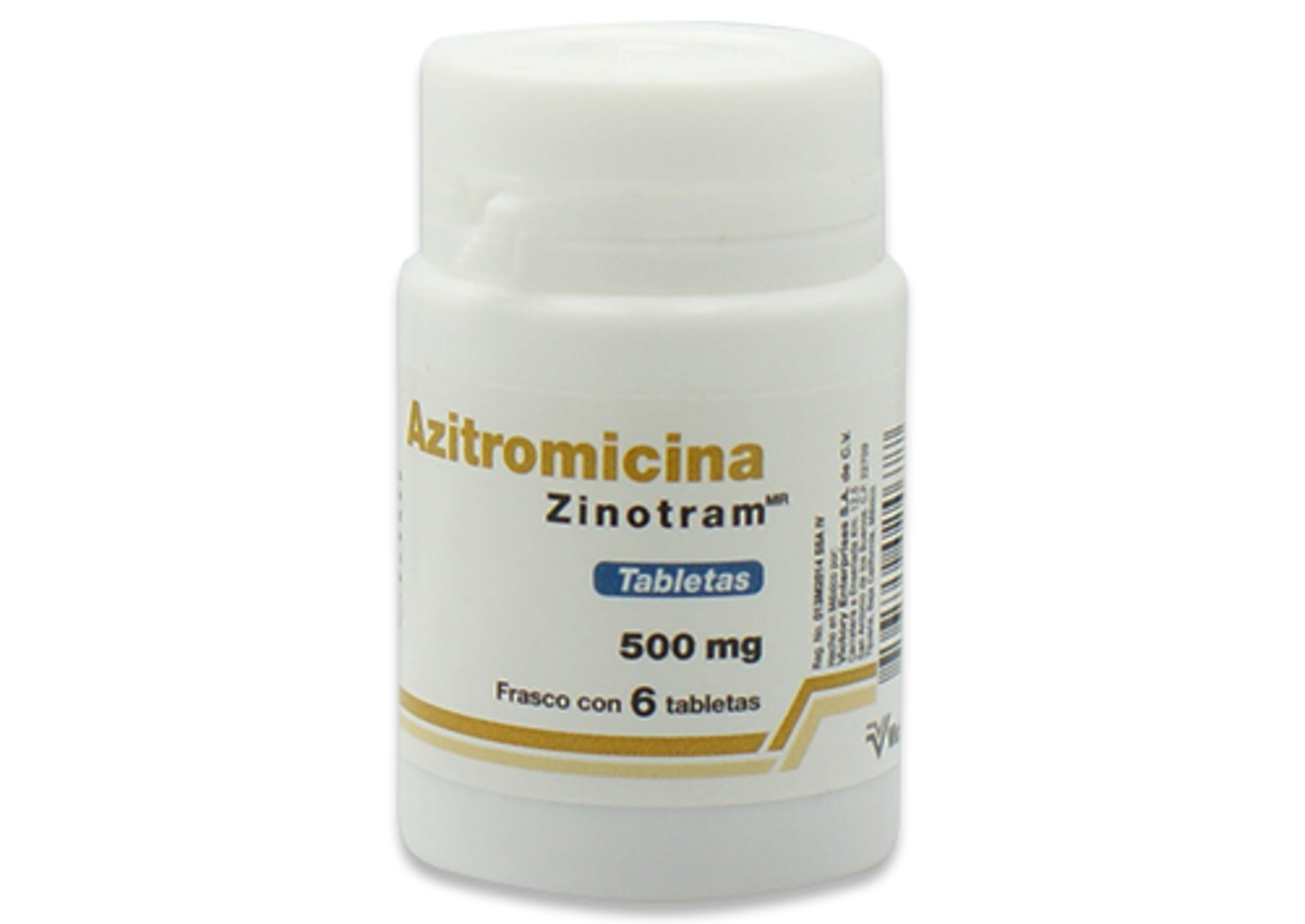 Azitromicina 500 Mg Con 6 Tabletas