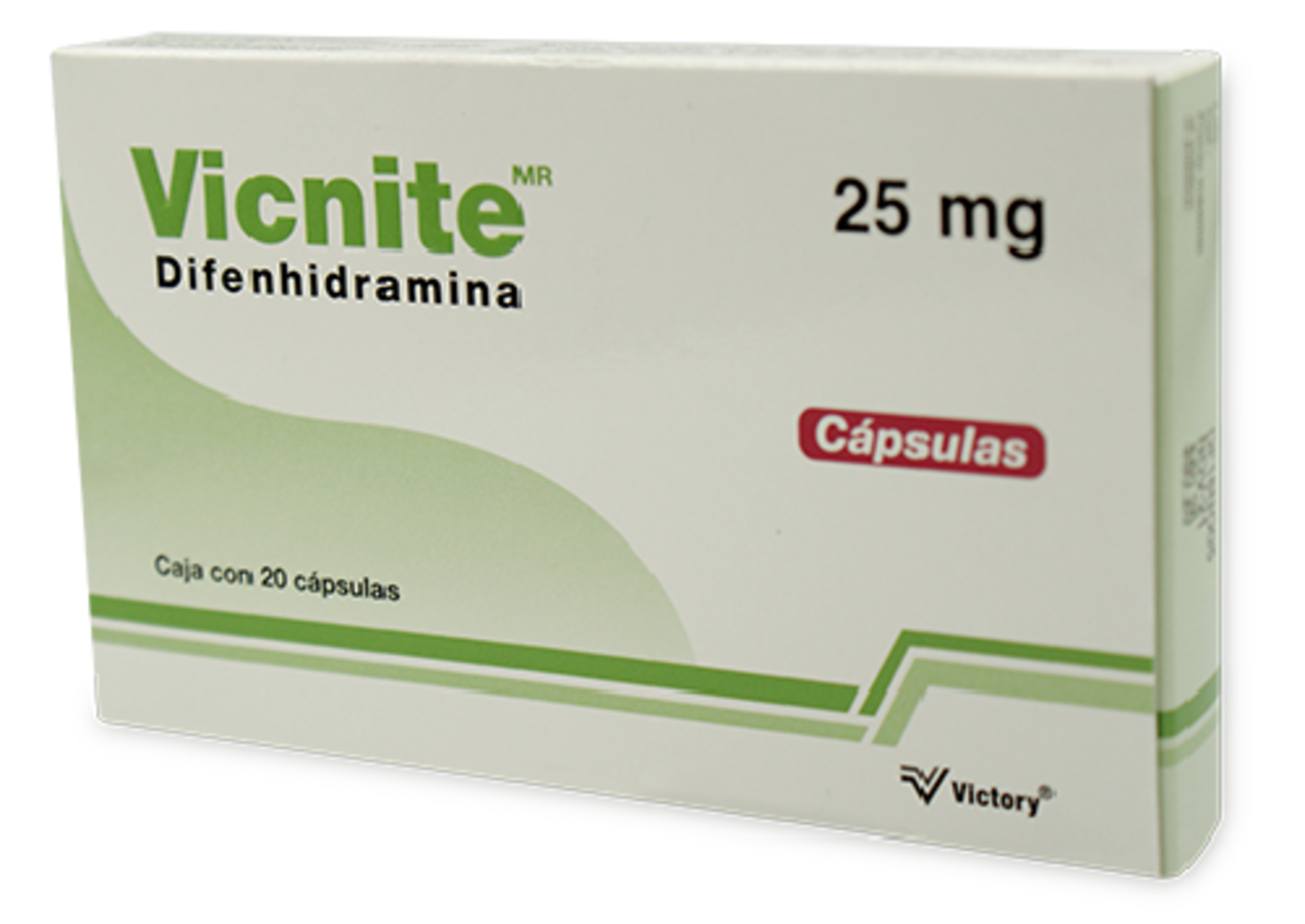 Vicnite 25 Mg Con 20 Cápsulas