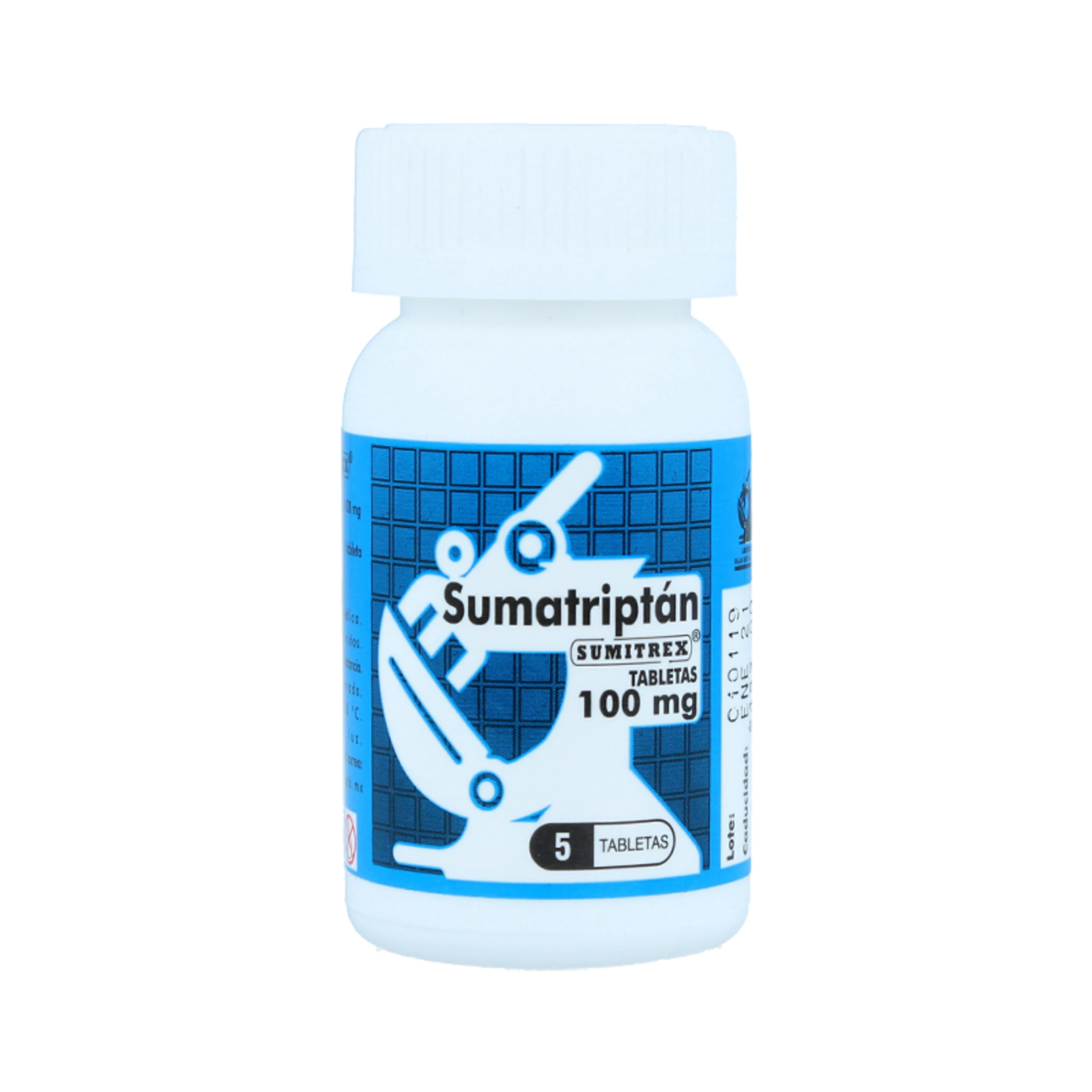 Succinato de sumatriptan sumatriptán 100 mg con 5 tabletas