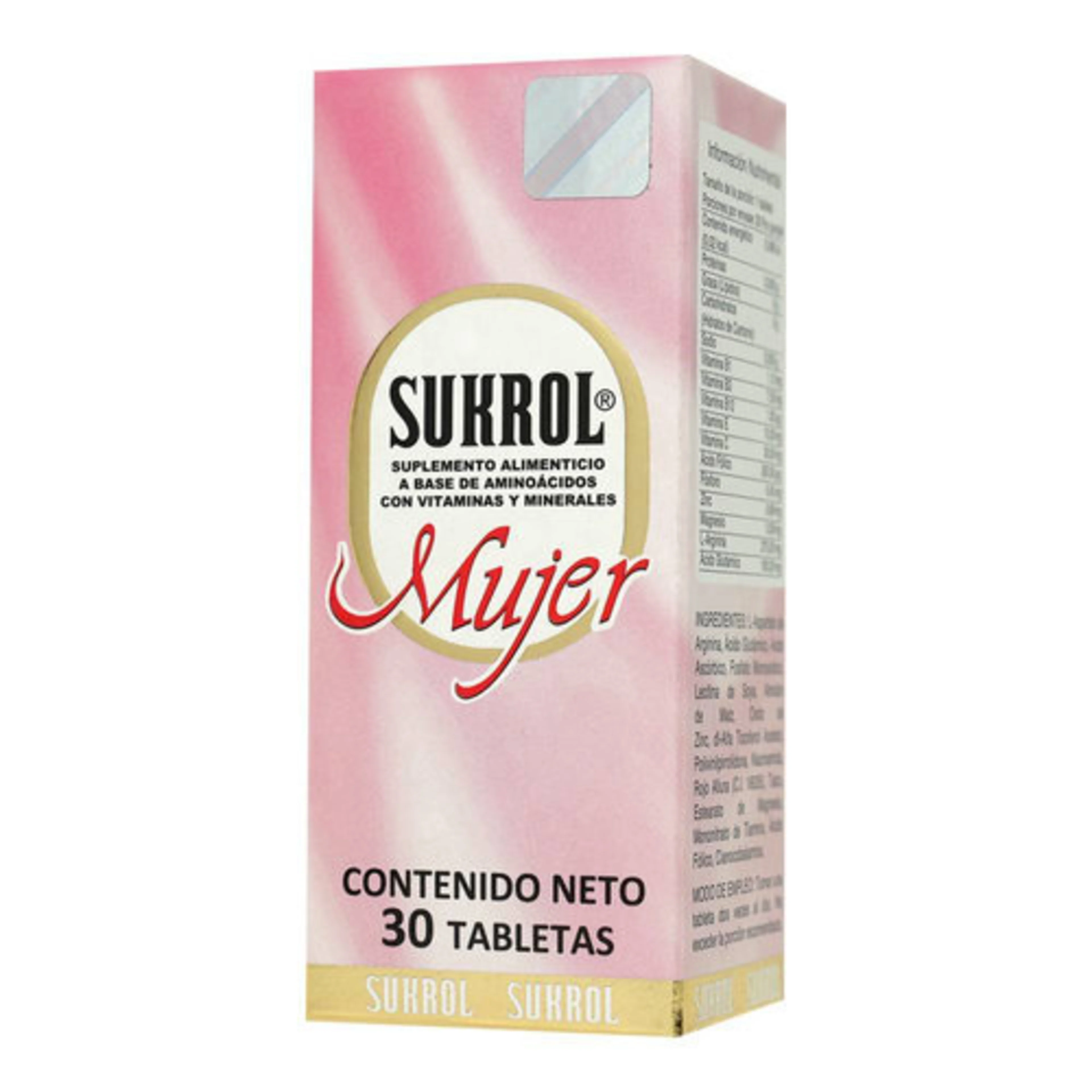 Sukrol Mujer Con 30 Tabletas