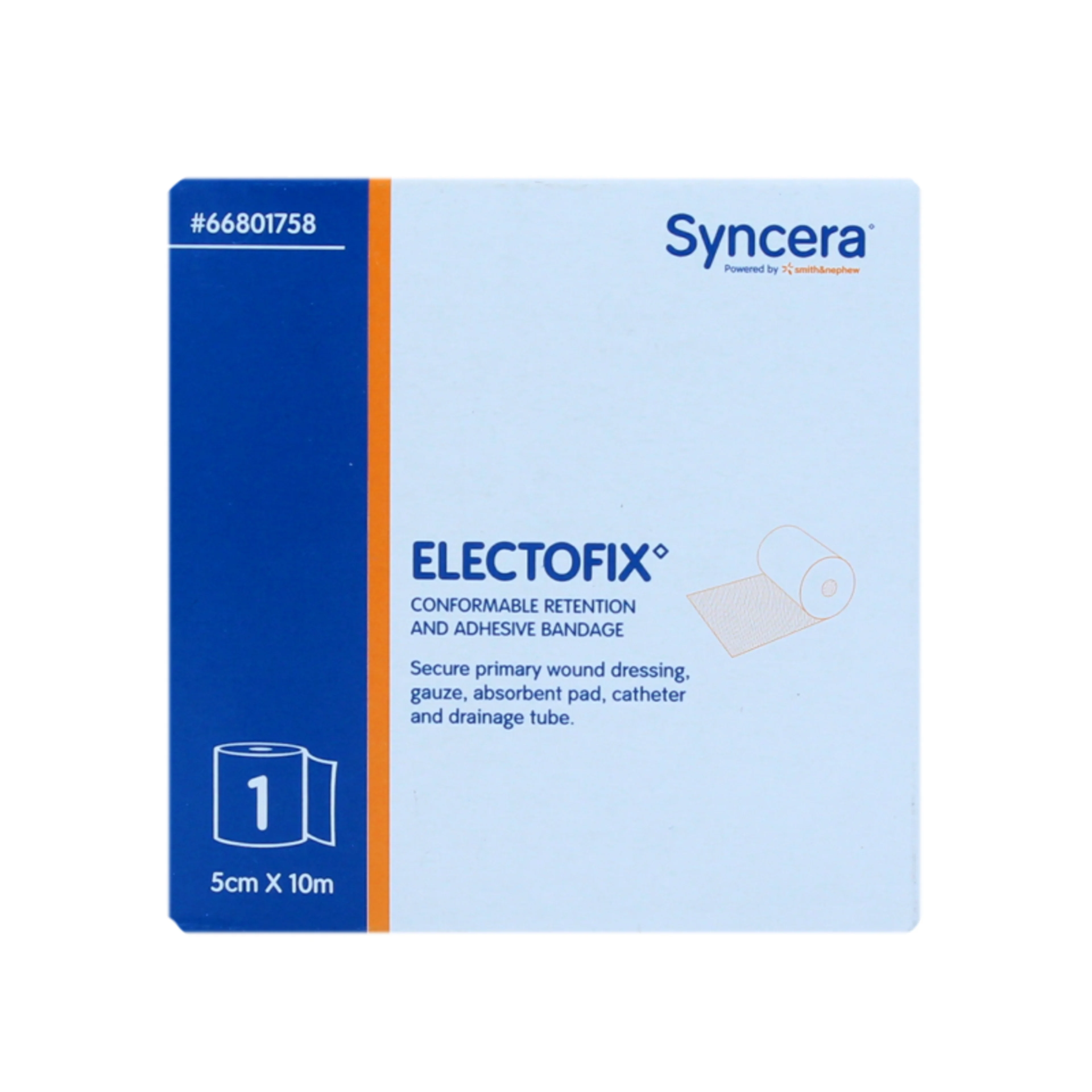 Electofix Tela Adhesiva 5Cmx10M Con 1 Pieza