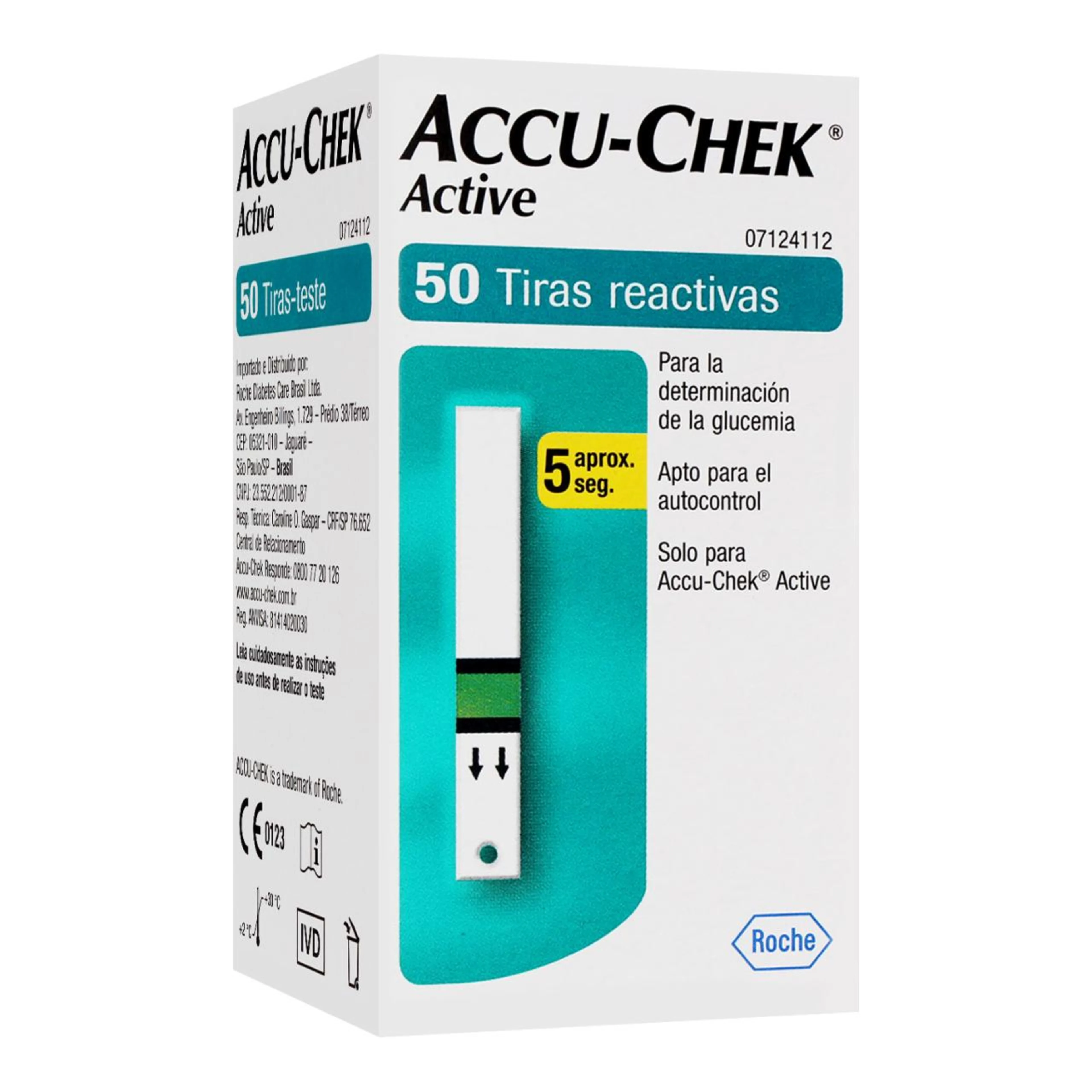 Accu chek active 50 +10 tiras gratis