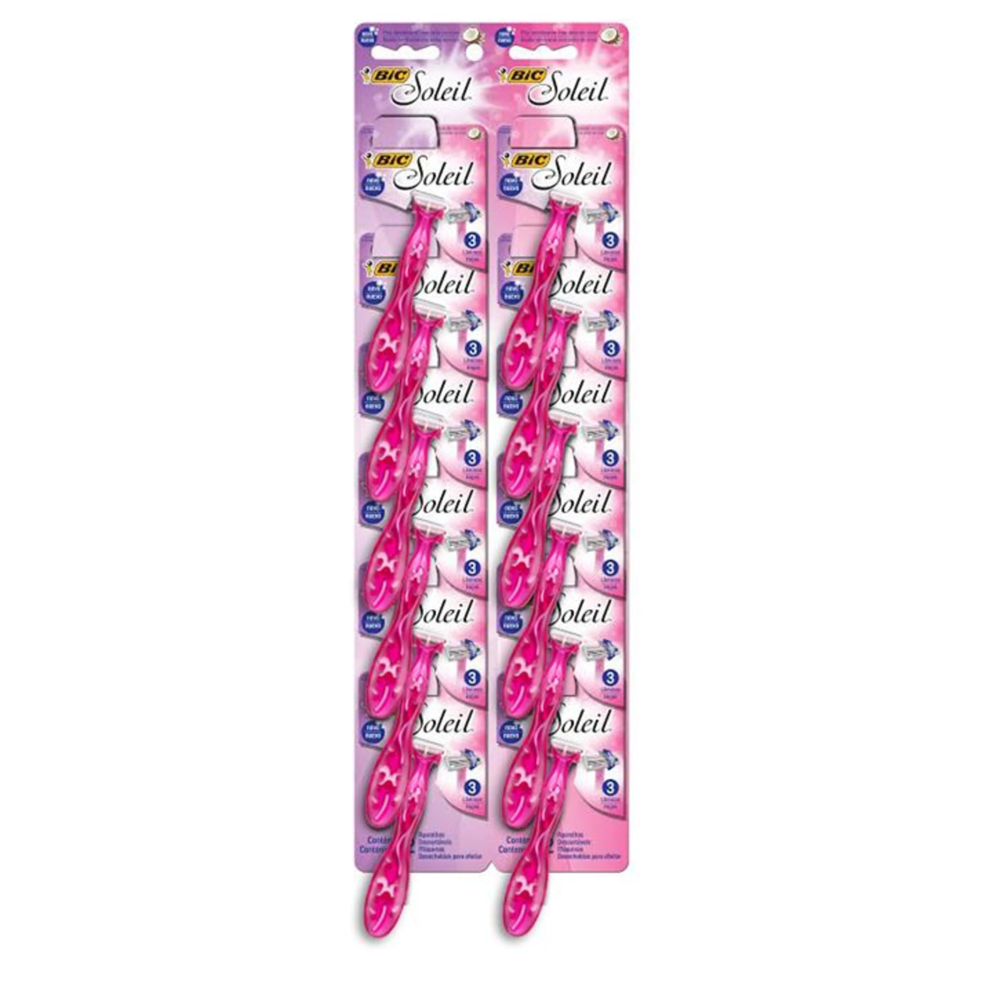 Bic Soleil Blister Exhibidor Con 12 Piezas