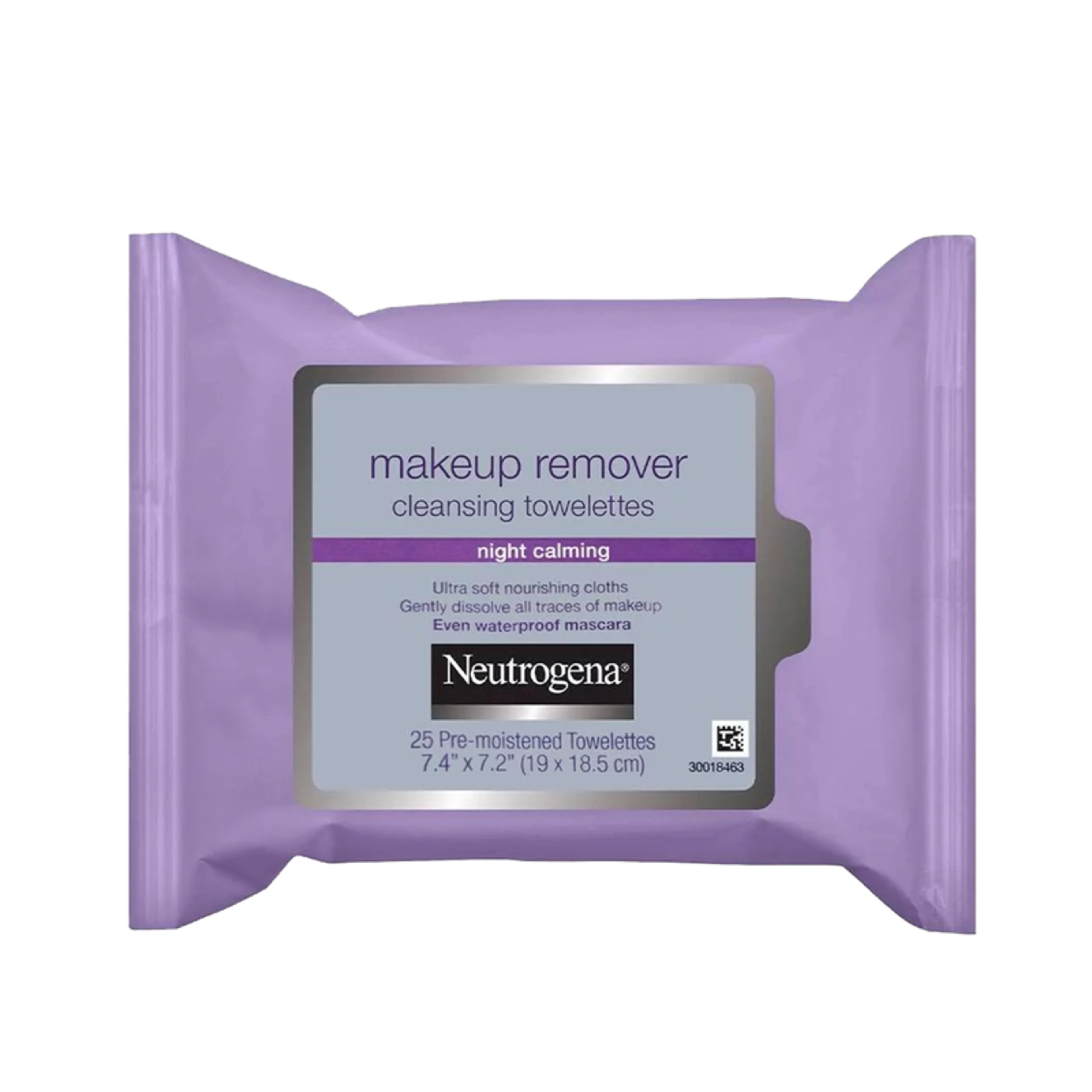 Neutrogena Toallitas Desmaquillantes Faciales Night Calming Con 25 Piezas