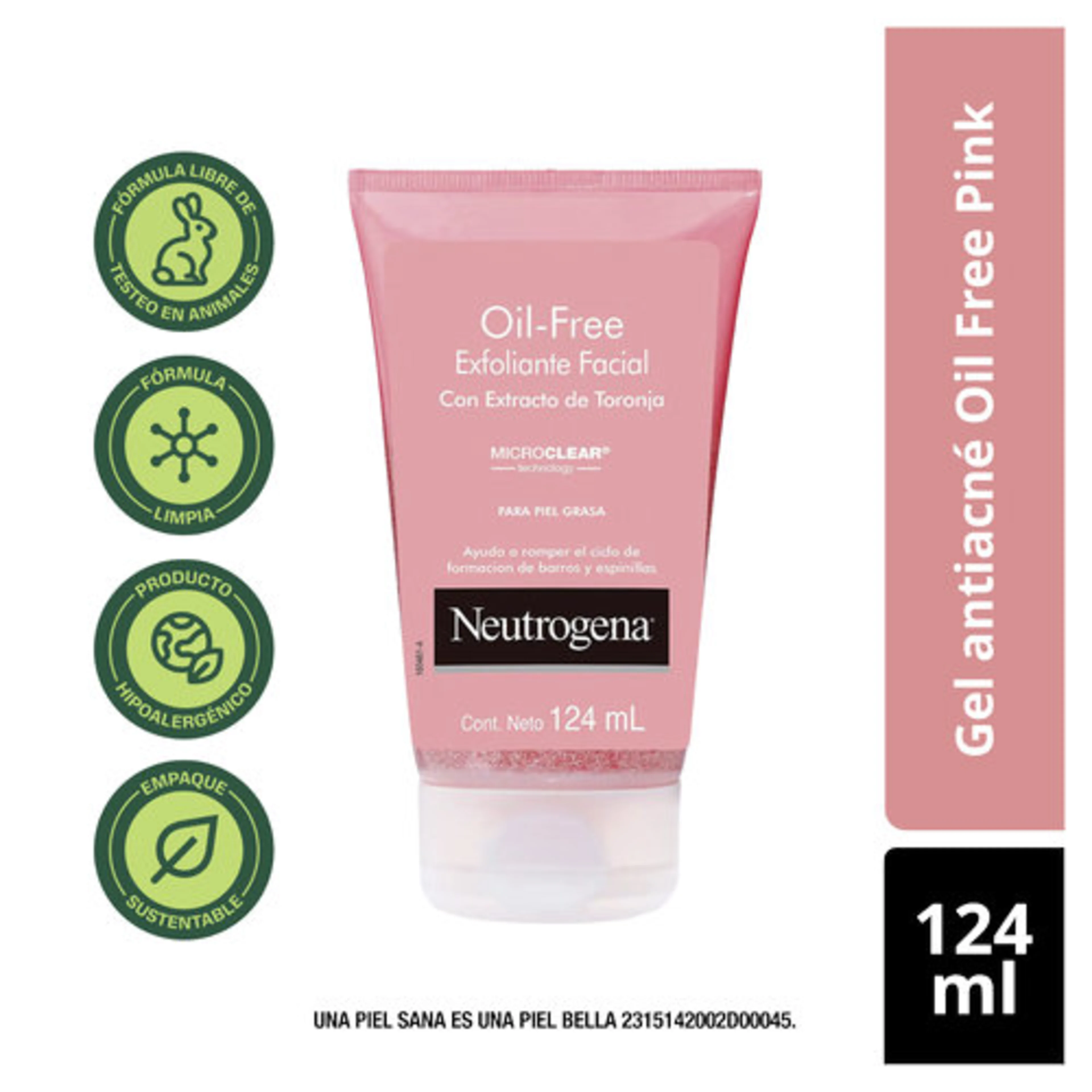 Neutrogena Exfoliante Facial Con Extracto De Toronja 124 Ml
