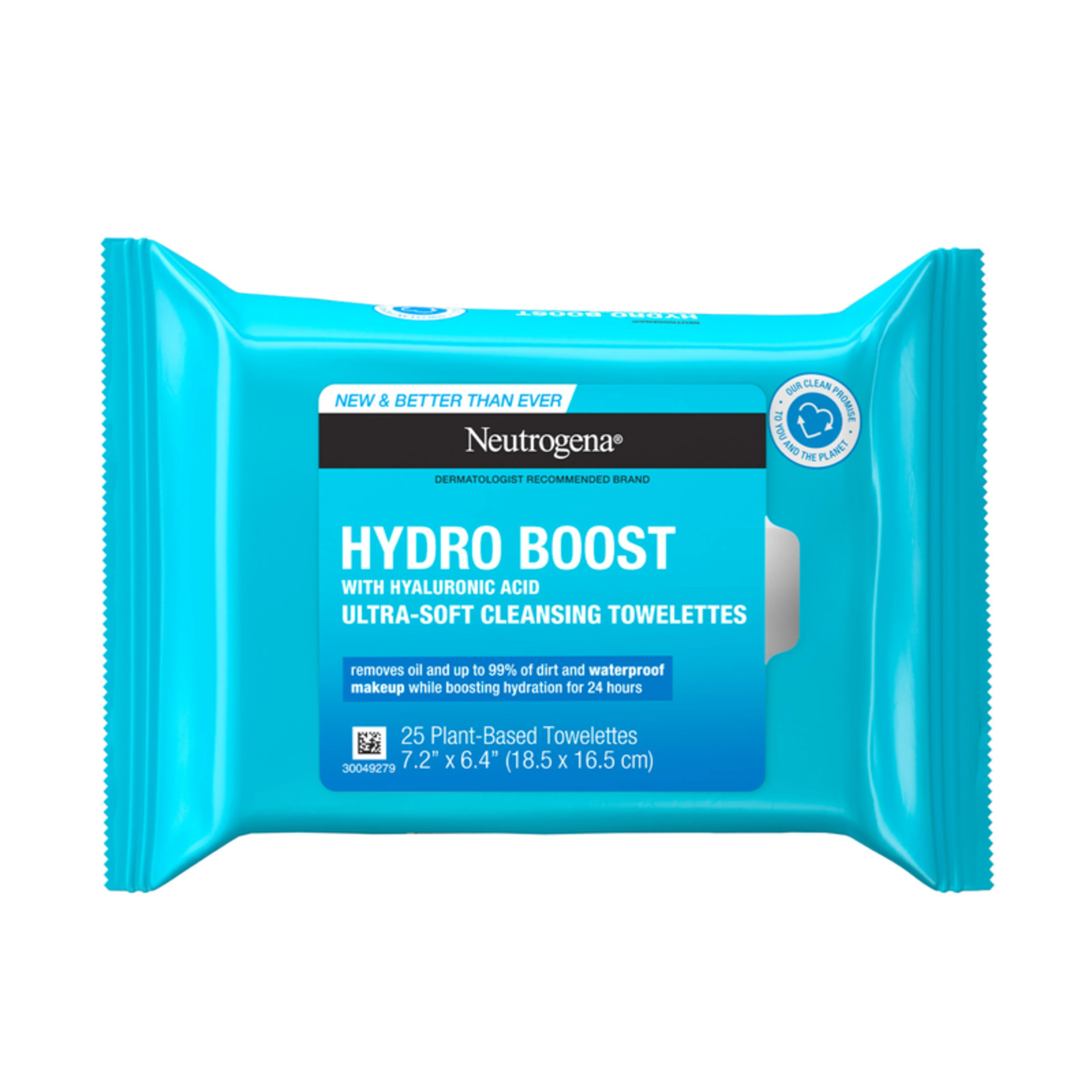Neutrogena Hydro Boost Toallitas Desmaquillantes Con 25 Piezas