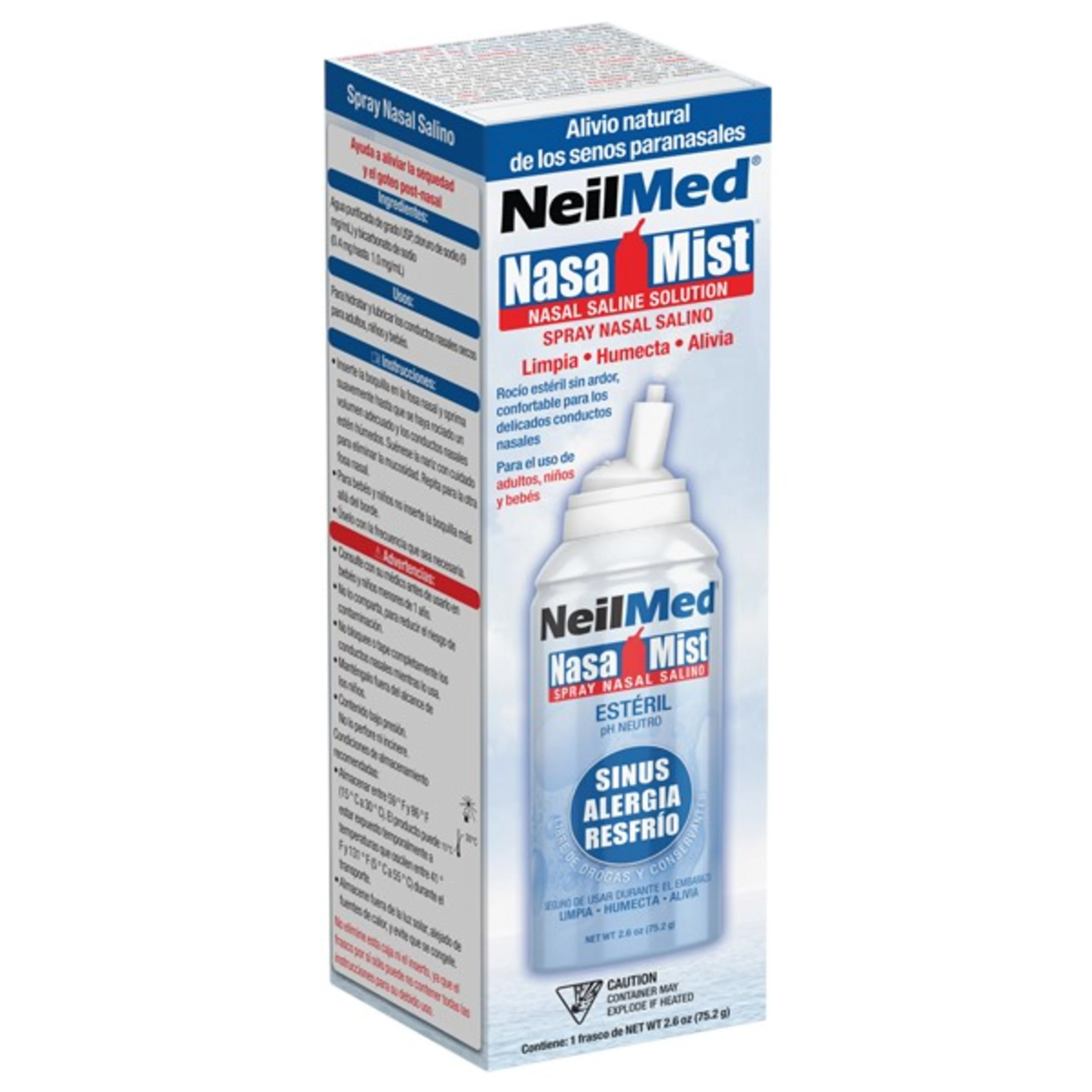 Neilmed Nasamist Spray Nasal Con 75.2 G