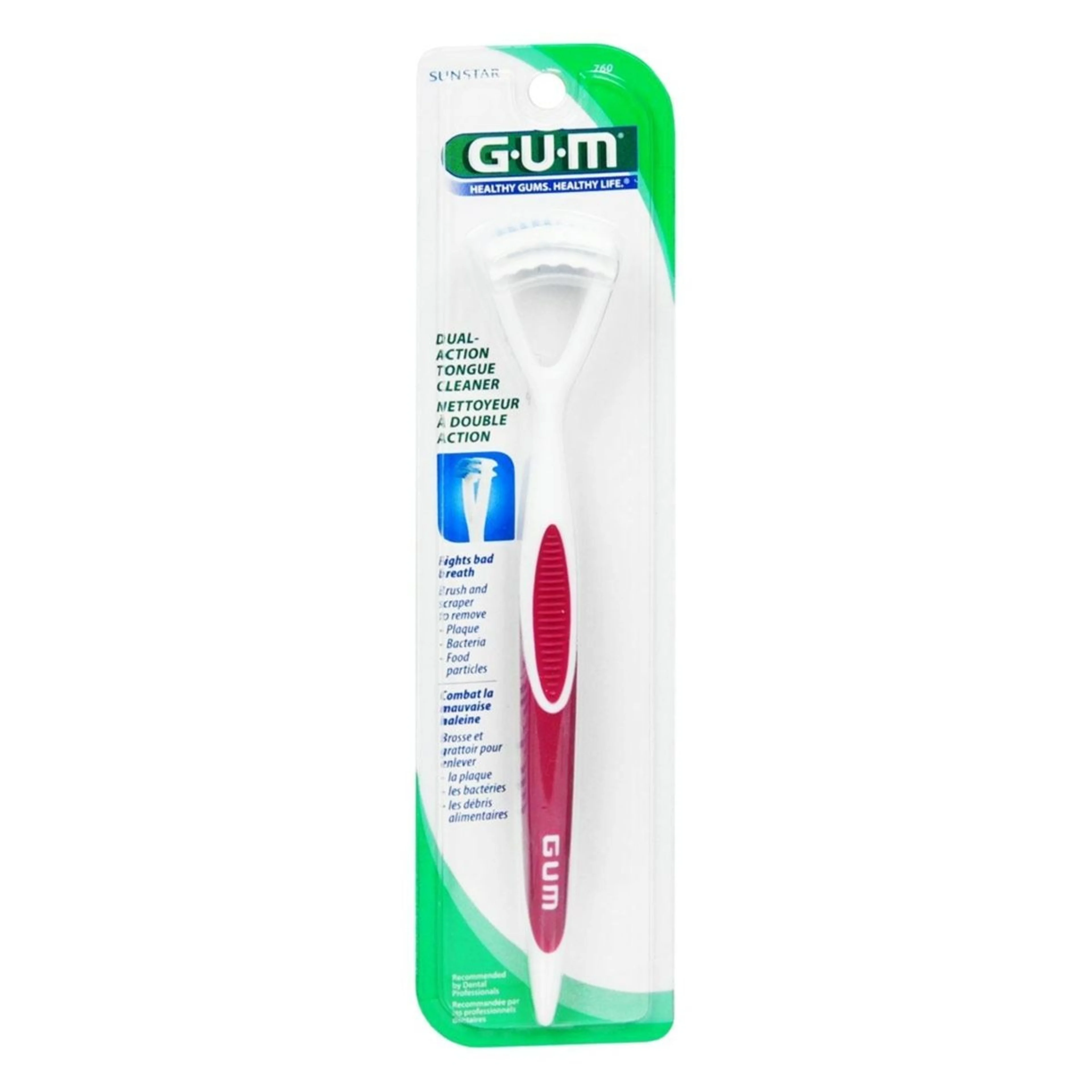 Gum Cepillo Interdental Limpia Lenguas Con 1 Pieza