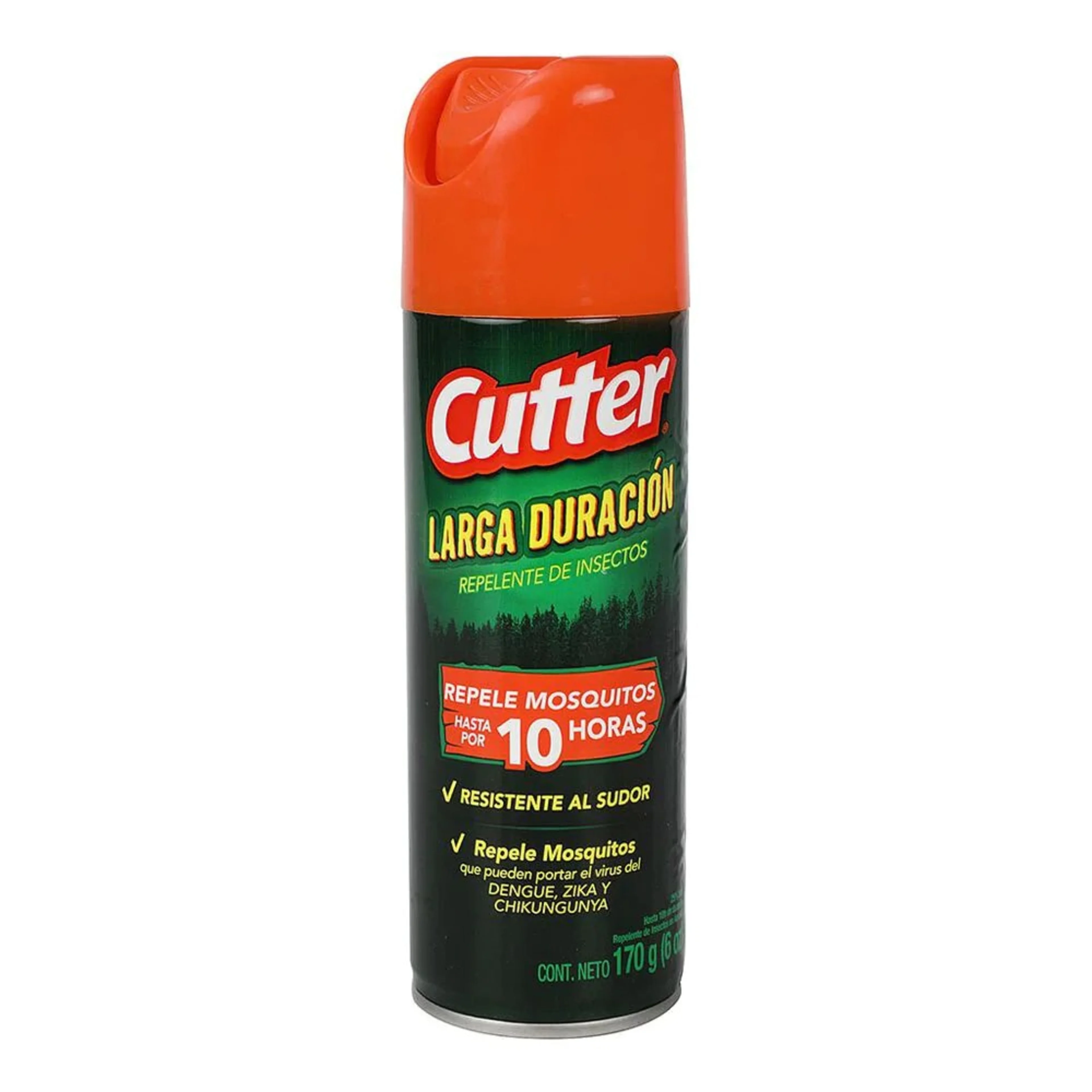 Repelente de insectos cutter larga duración en spray 170 gr.