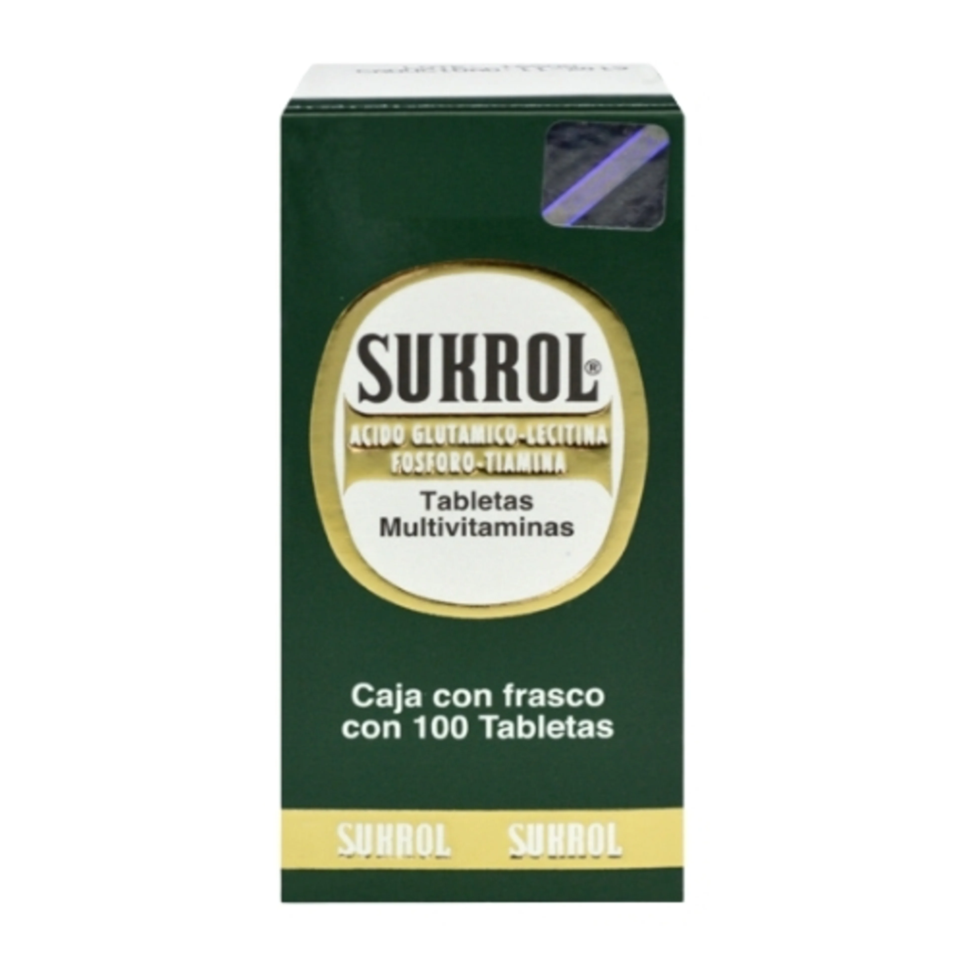 Sukrol Multivitamínico con 100 Tabletas