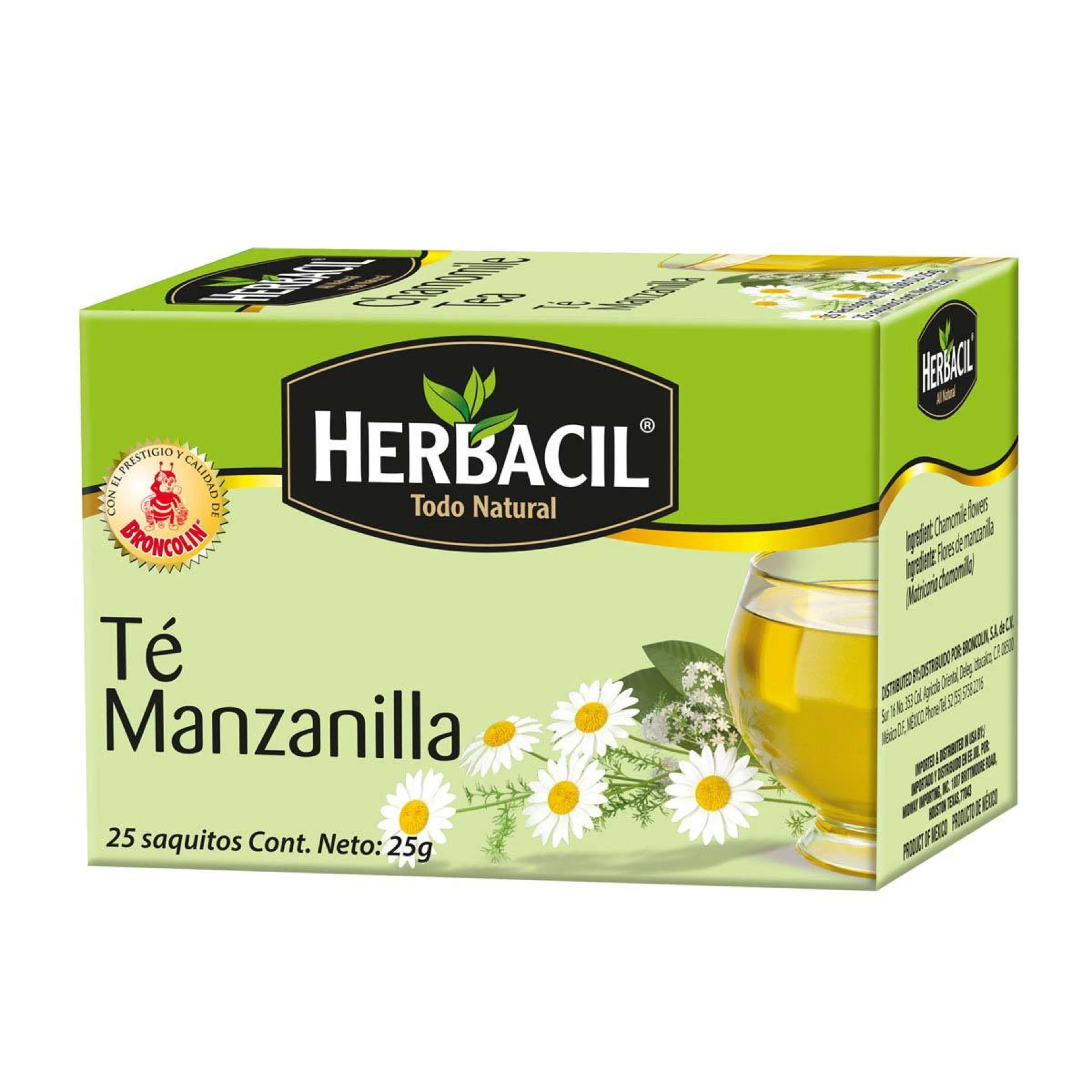 Herbacil Manzanilla Infusión con 25 Sobres