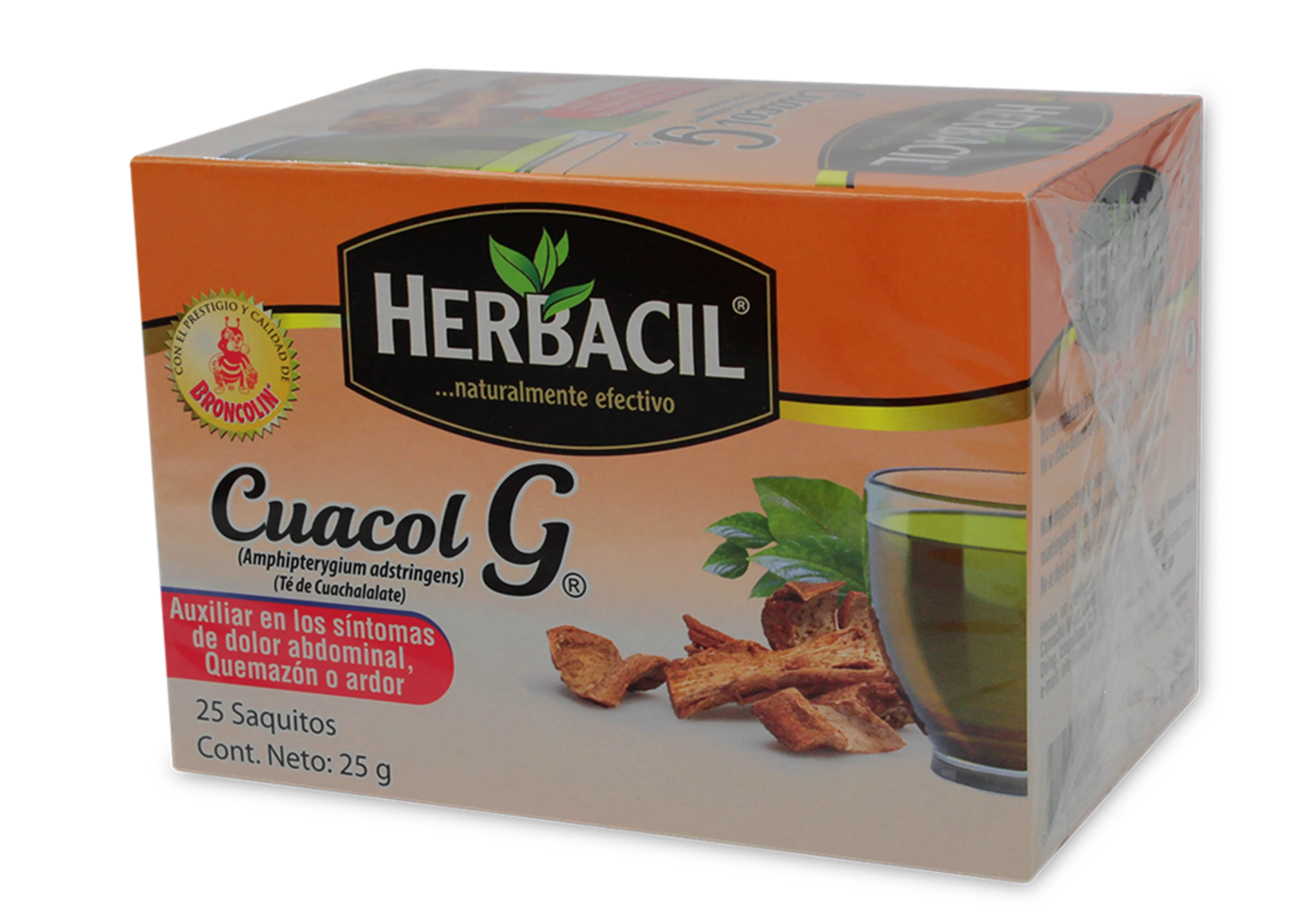 Herbacil Cuachalalate Infusión con 25 Sobres