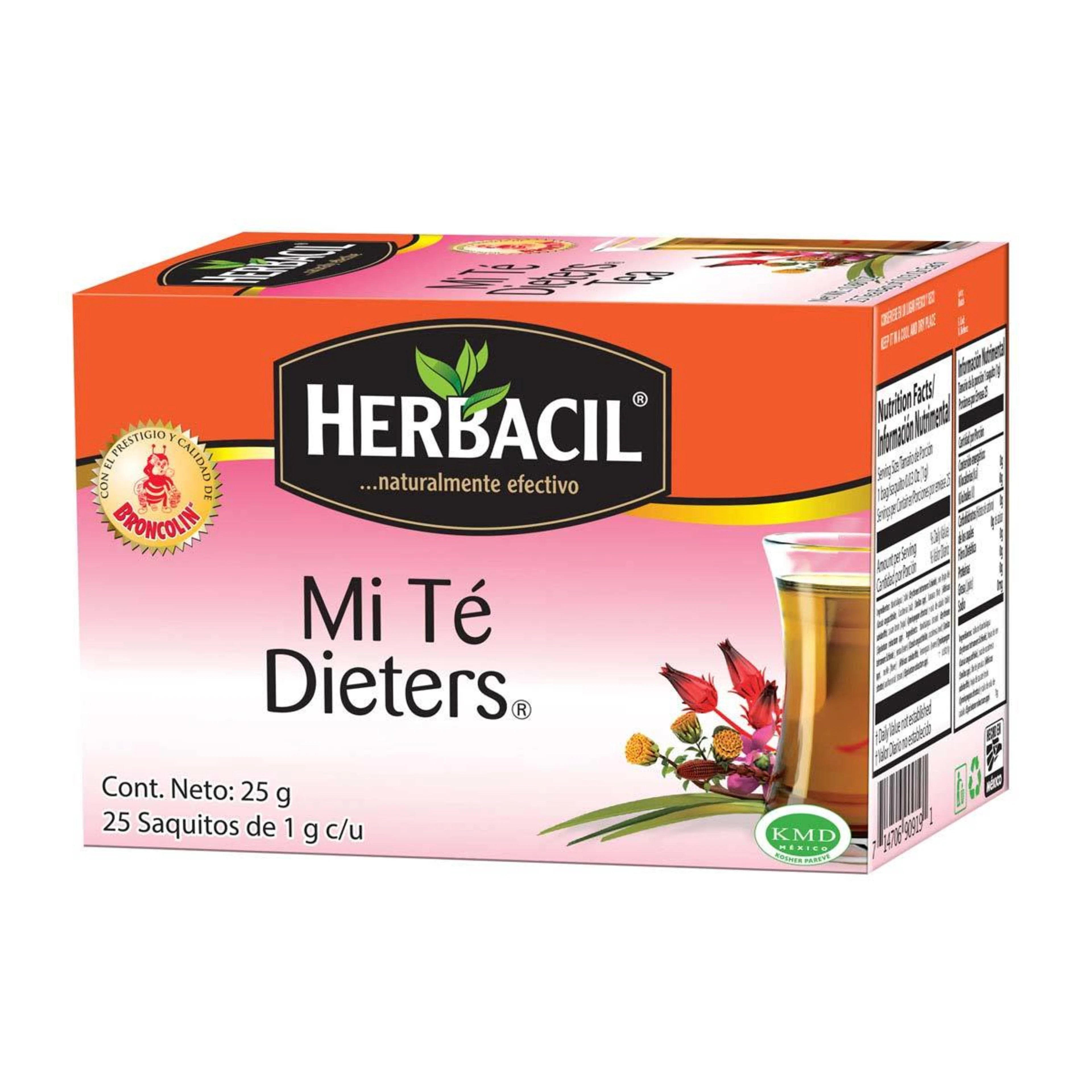 Herbacil Té Dieters con 25 Sobres