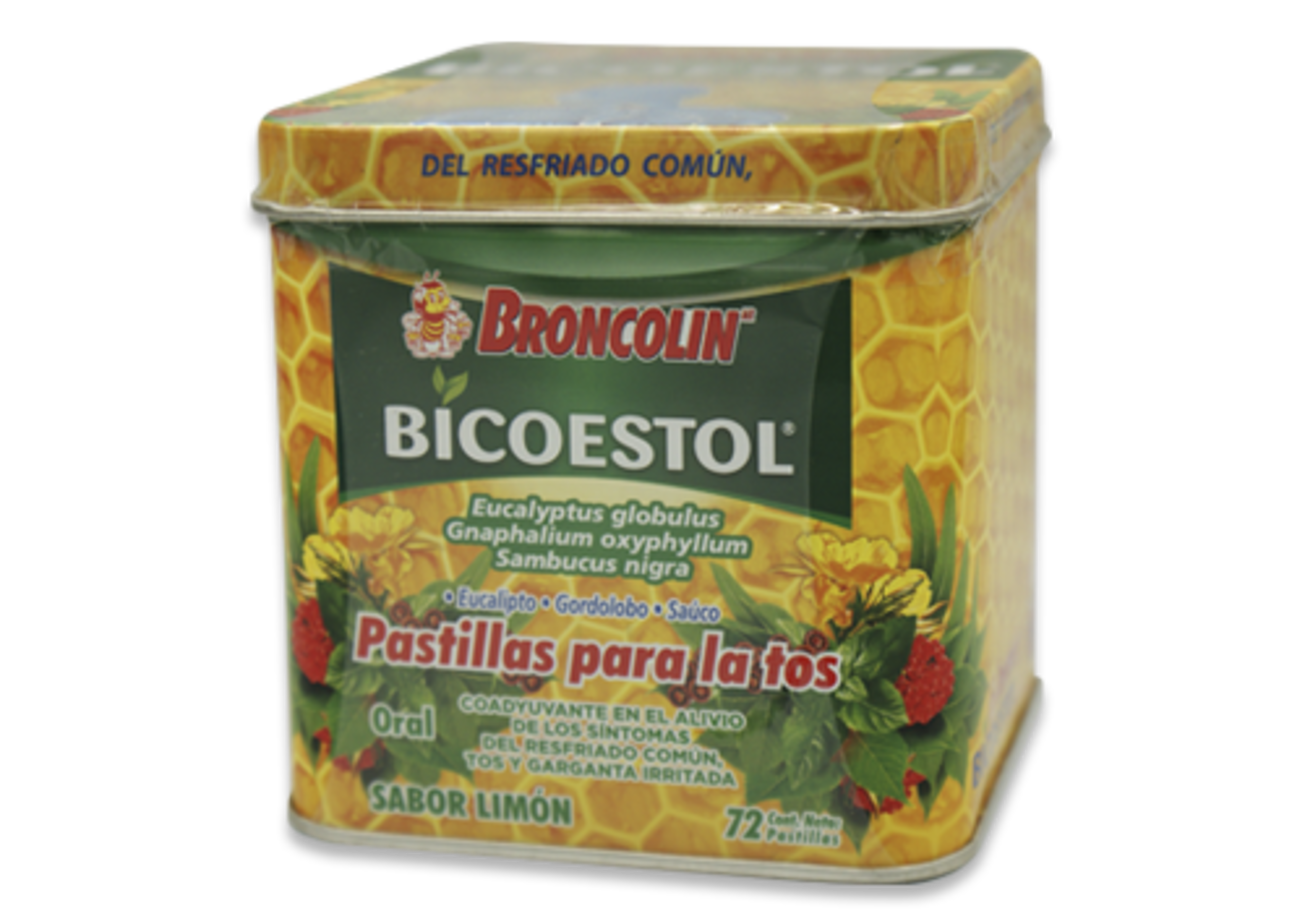 Broncolin Caramelos Sabor Limón 72 Pastillas