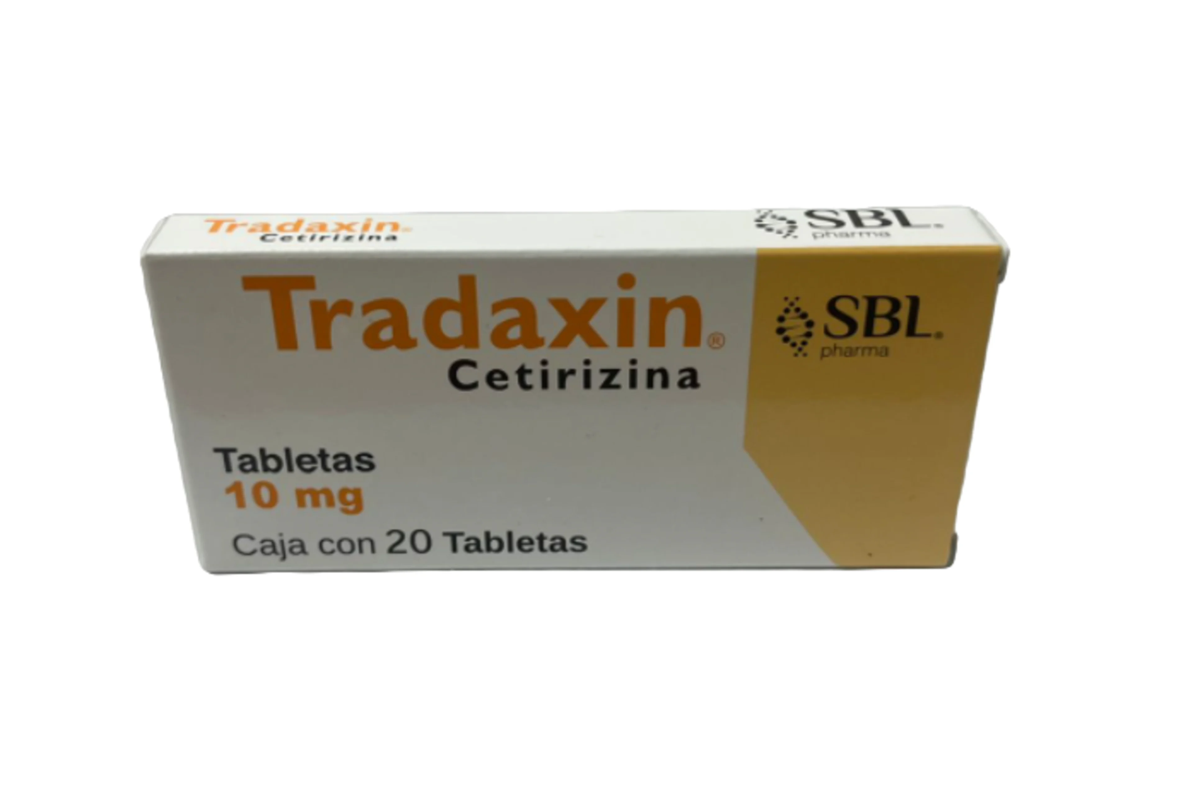 Tradaxin 10 Mg Con 20 Tabletas