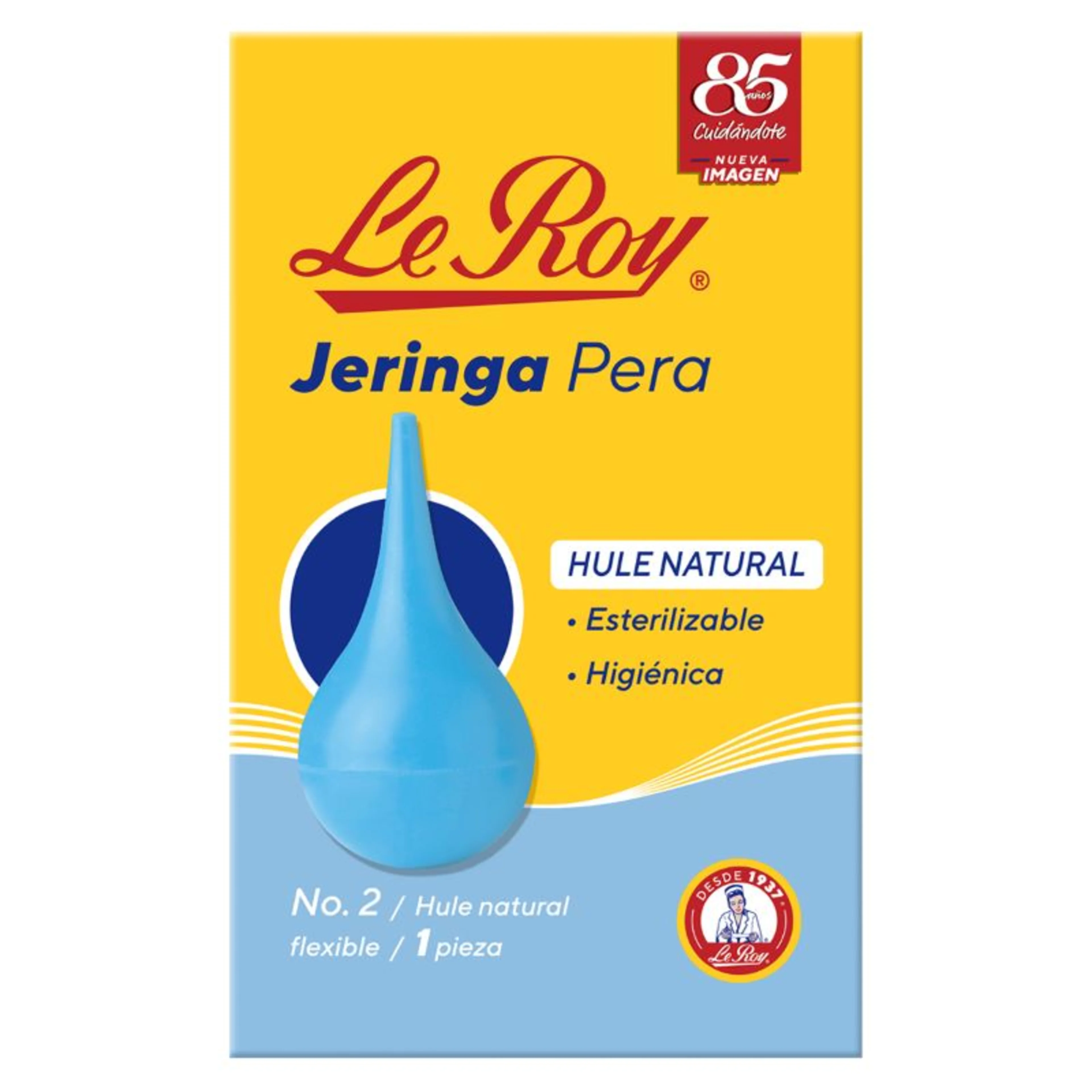 Le Roy Jeringa Pera De Hule No.2 Con 1 Pieza