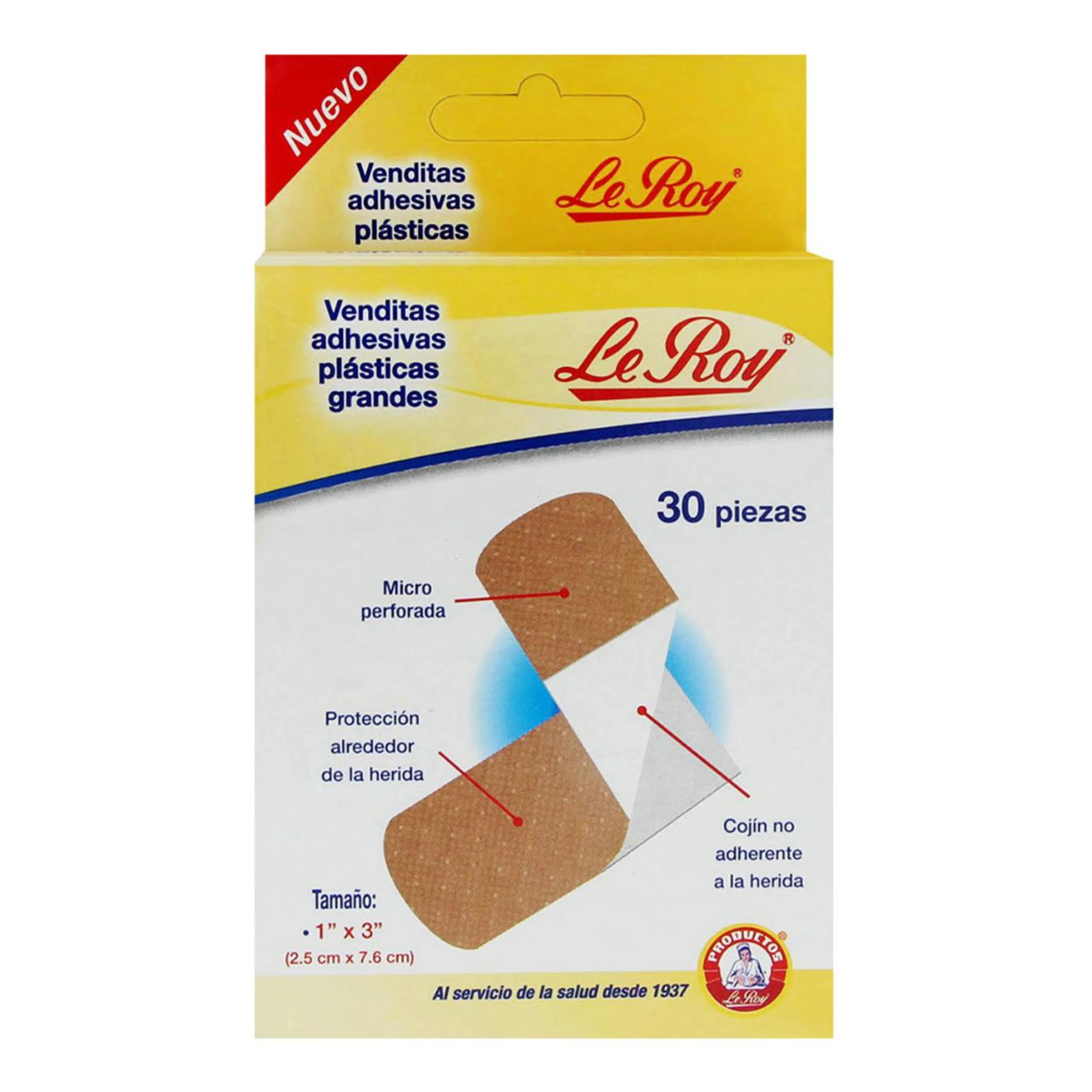 Vendita adhesiva le roy plástico grande 30pzas