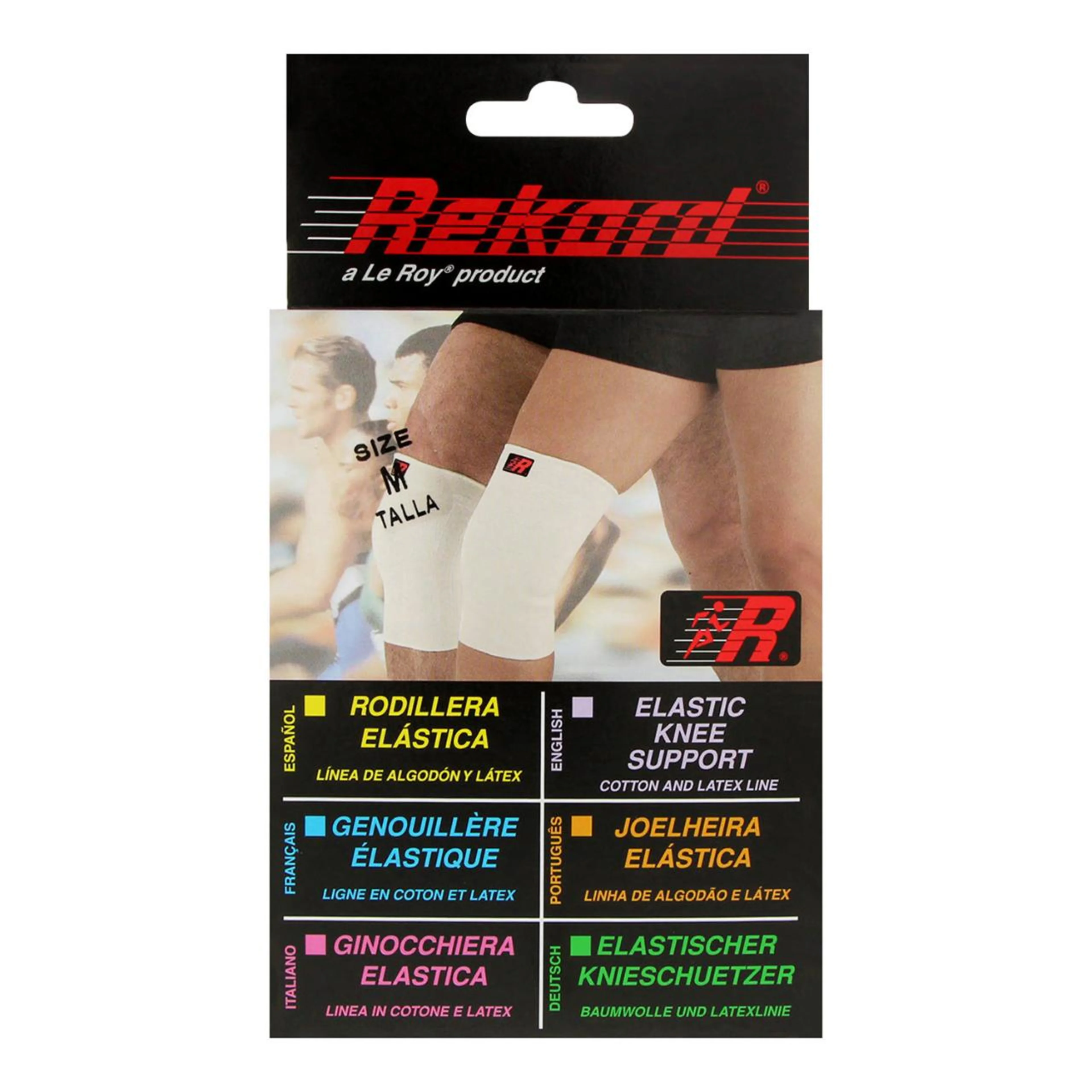 Rekord Rodillera Elástica Talla Mediana Con 1 Pieza