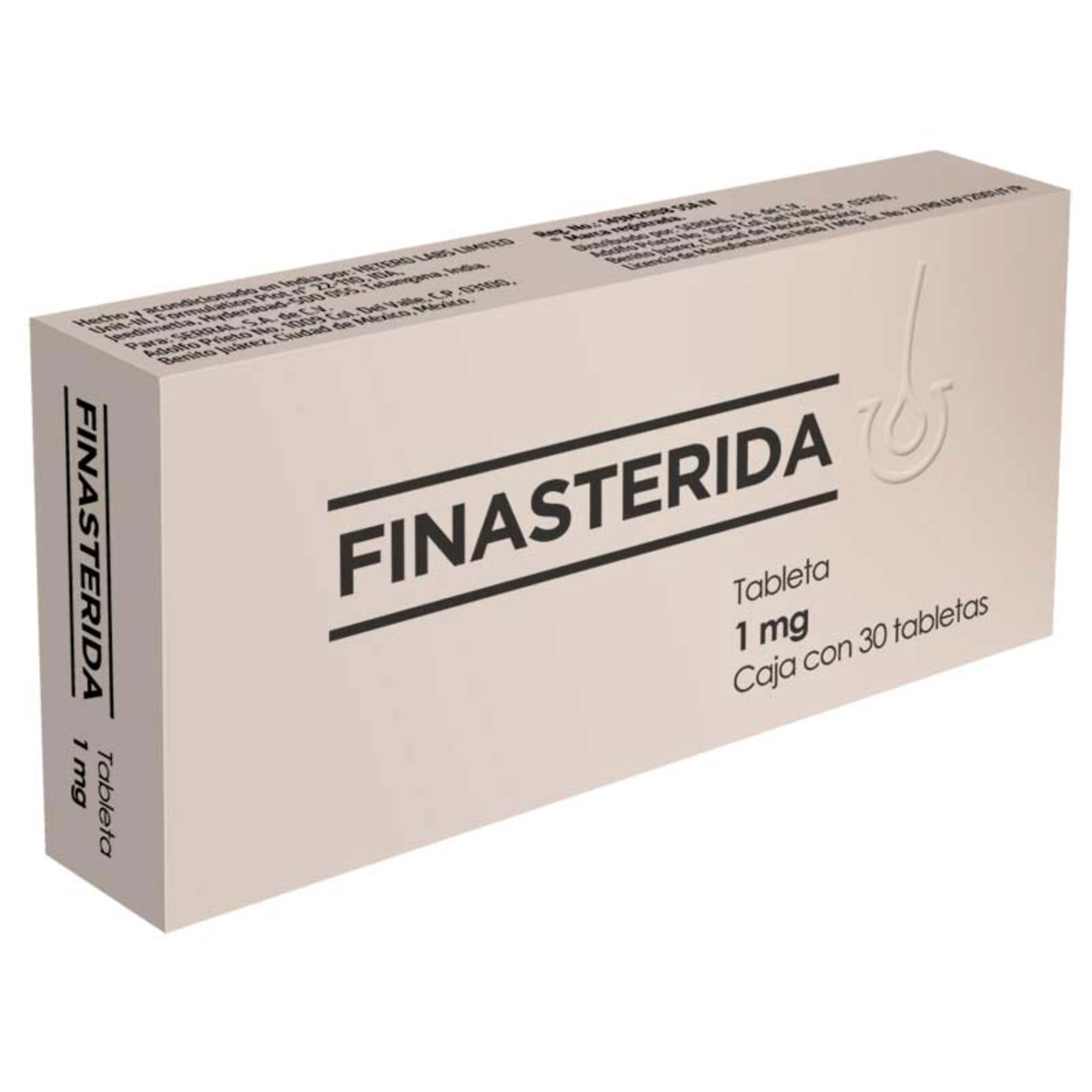 Finasterida 1 Mg Con 30 Tabletas