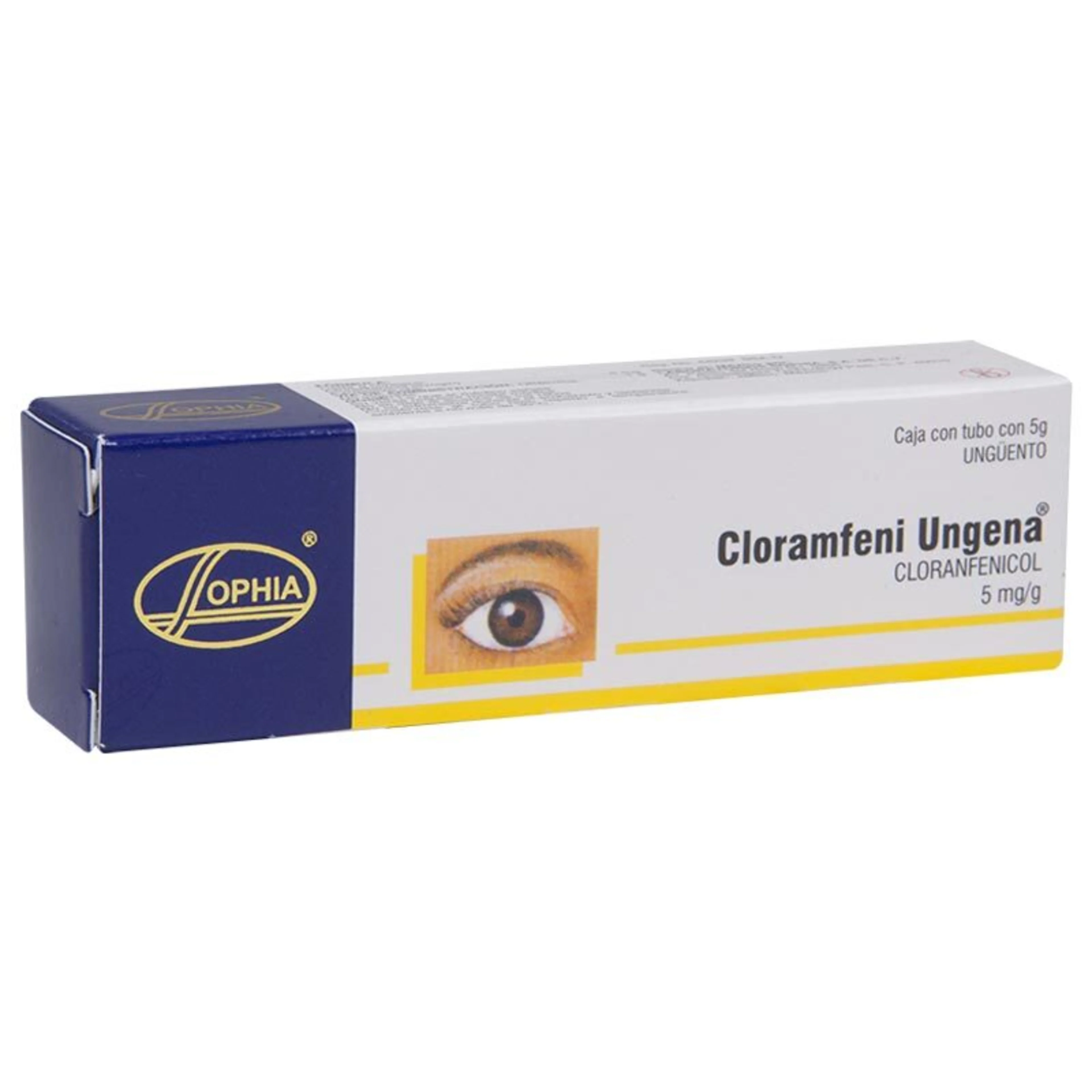 Cloramfeni Ungena 5 Mg Con 5 G De Ungüento