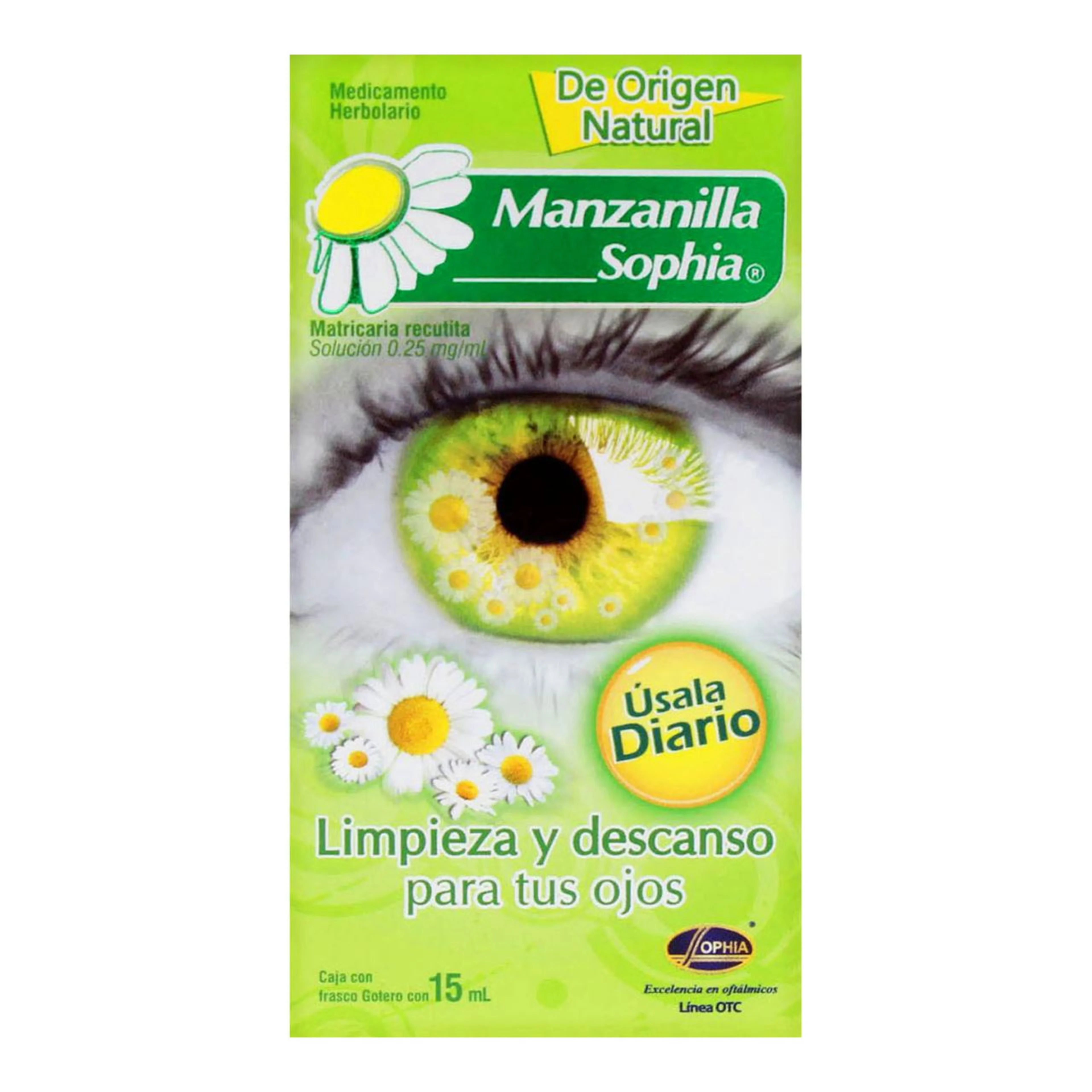 Manzanilla Sophia Solución Oftálmica Gotas Con 15 Ml
