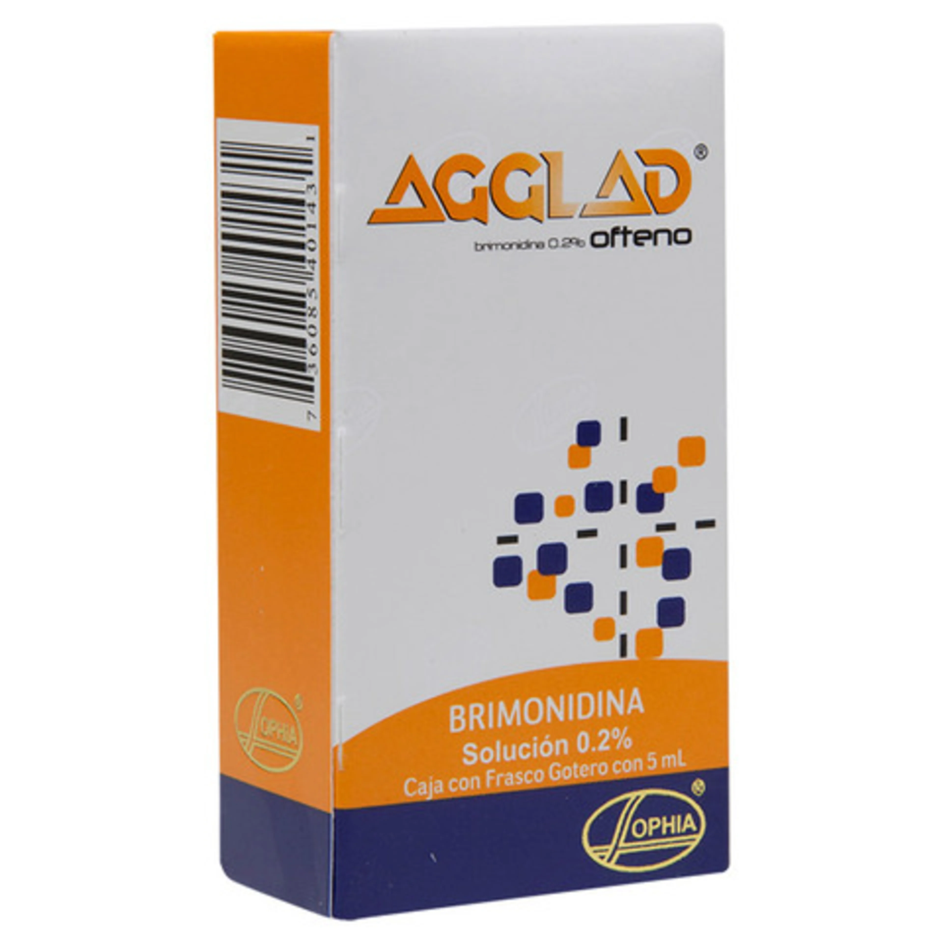 Agglad Ofteno 0.2% Solución Oftálmica 5 Ml