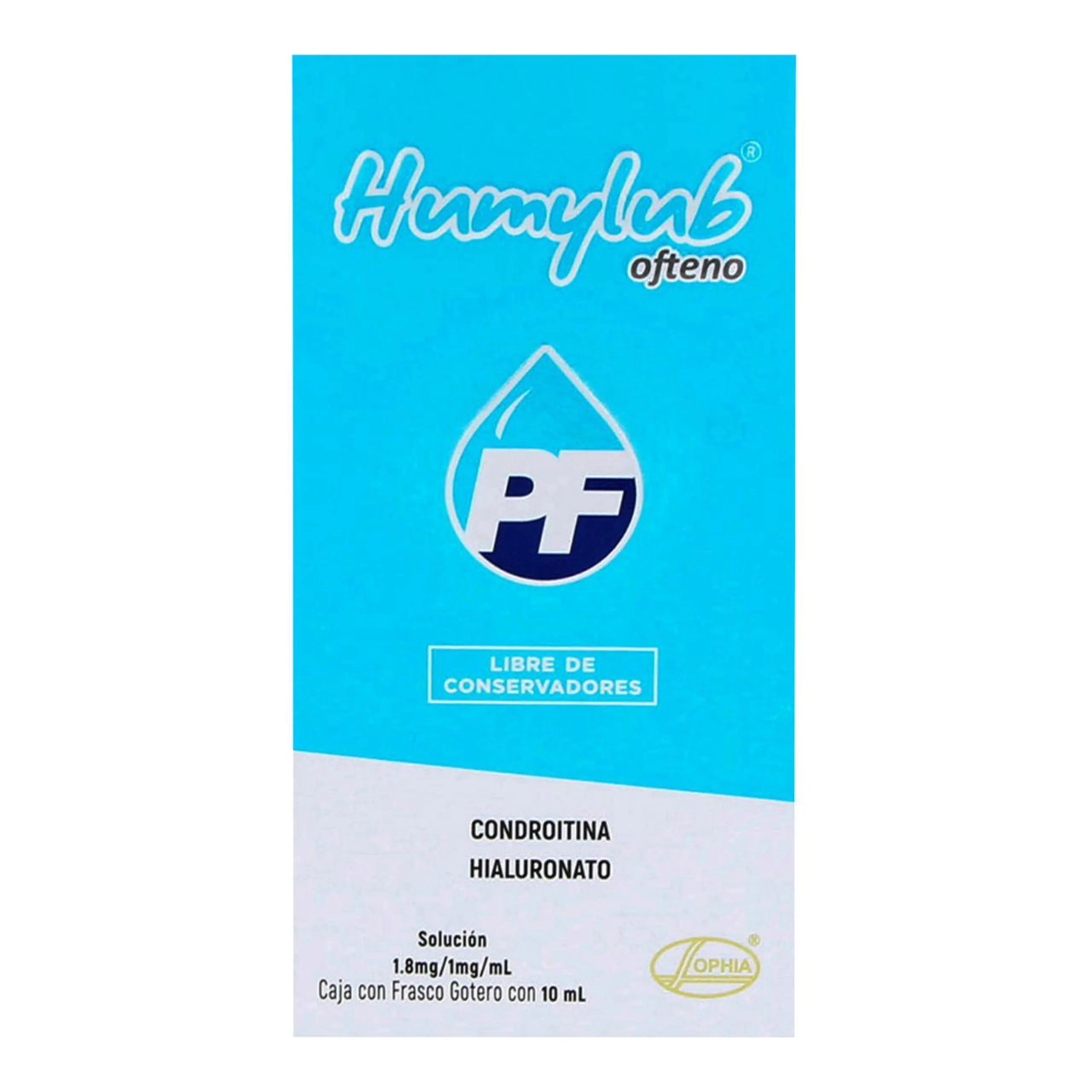 Humylub Ofteno 1.8/1 Mg Solución Oftálmica Gotero 10 Ml