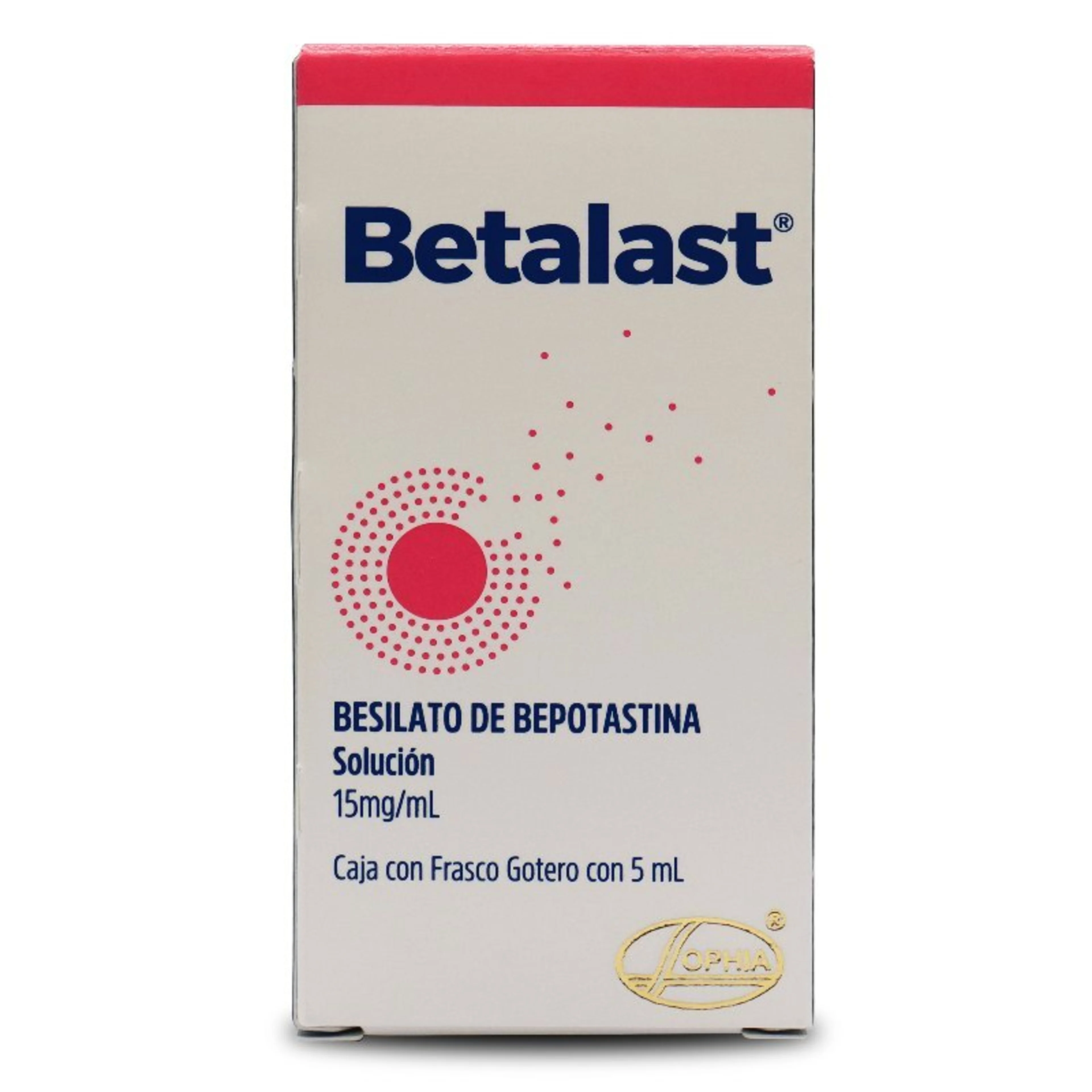 Betalast 15 Mg Solución Oftálmica Con 5 Ml