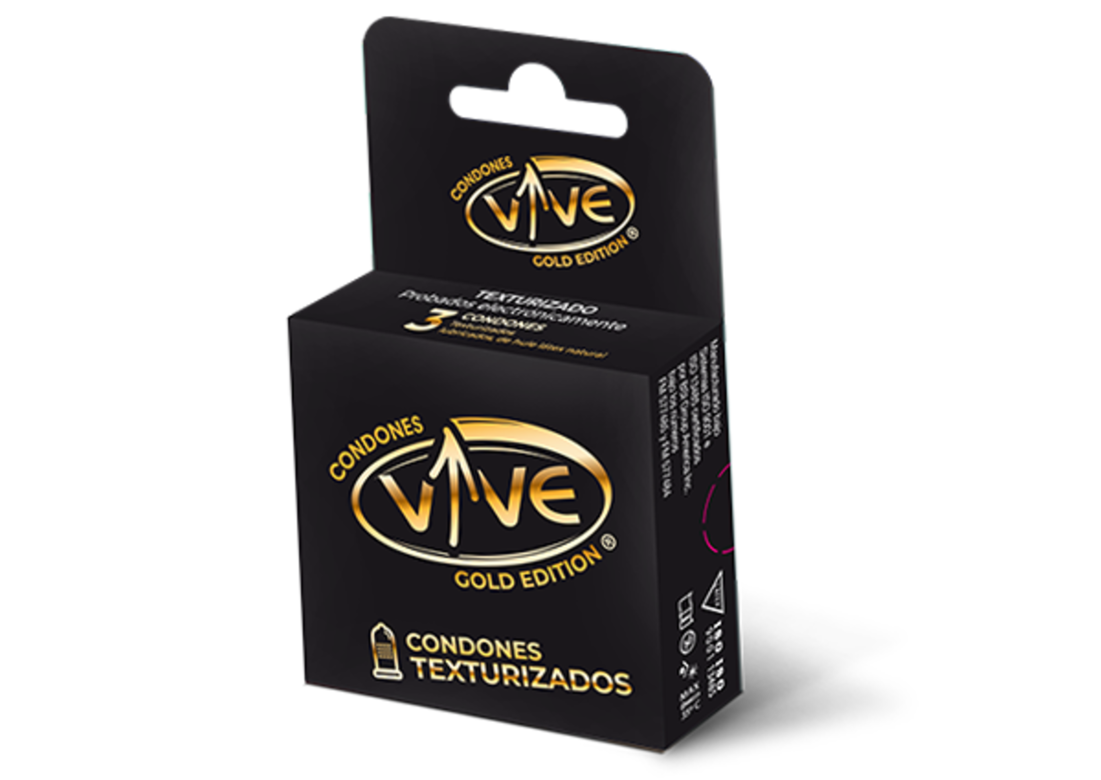 Vive Gold Texturizados 3 Pzas