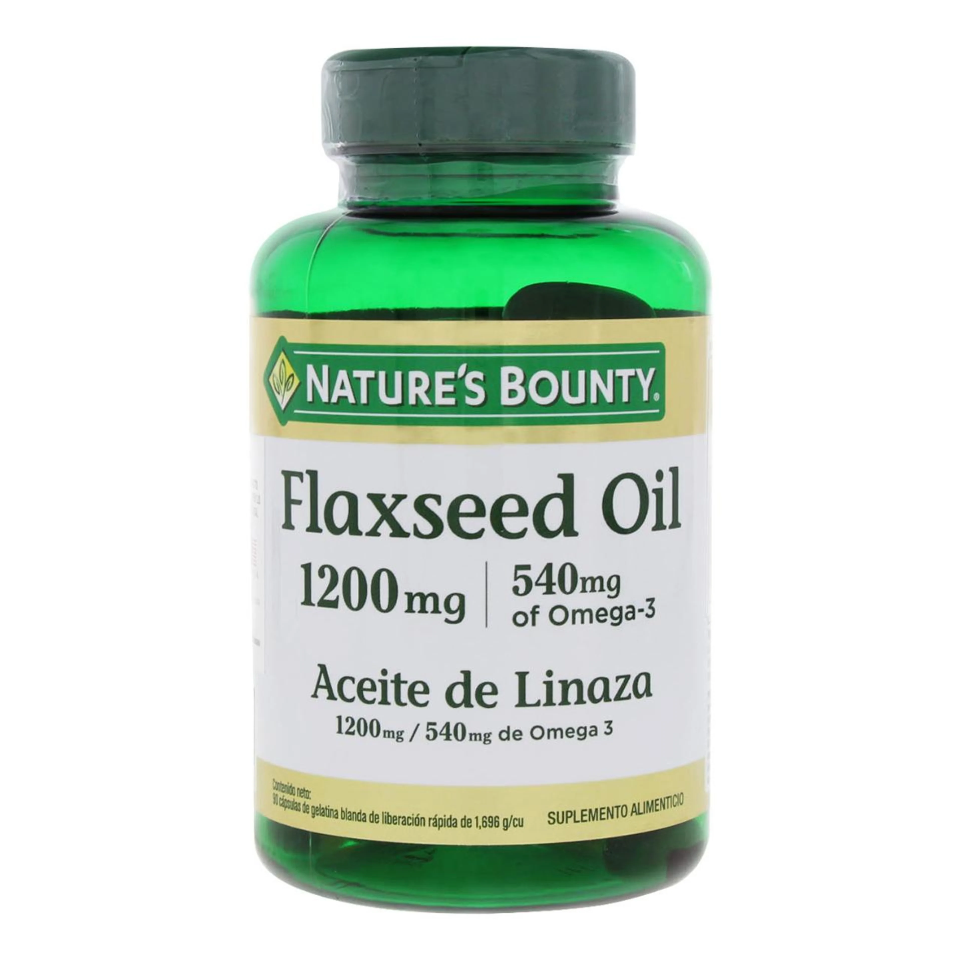 Aceite de linaza 1200mg/540mg 90 cápsulas