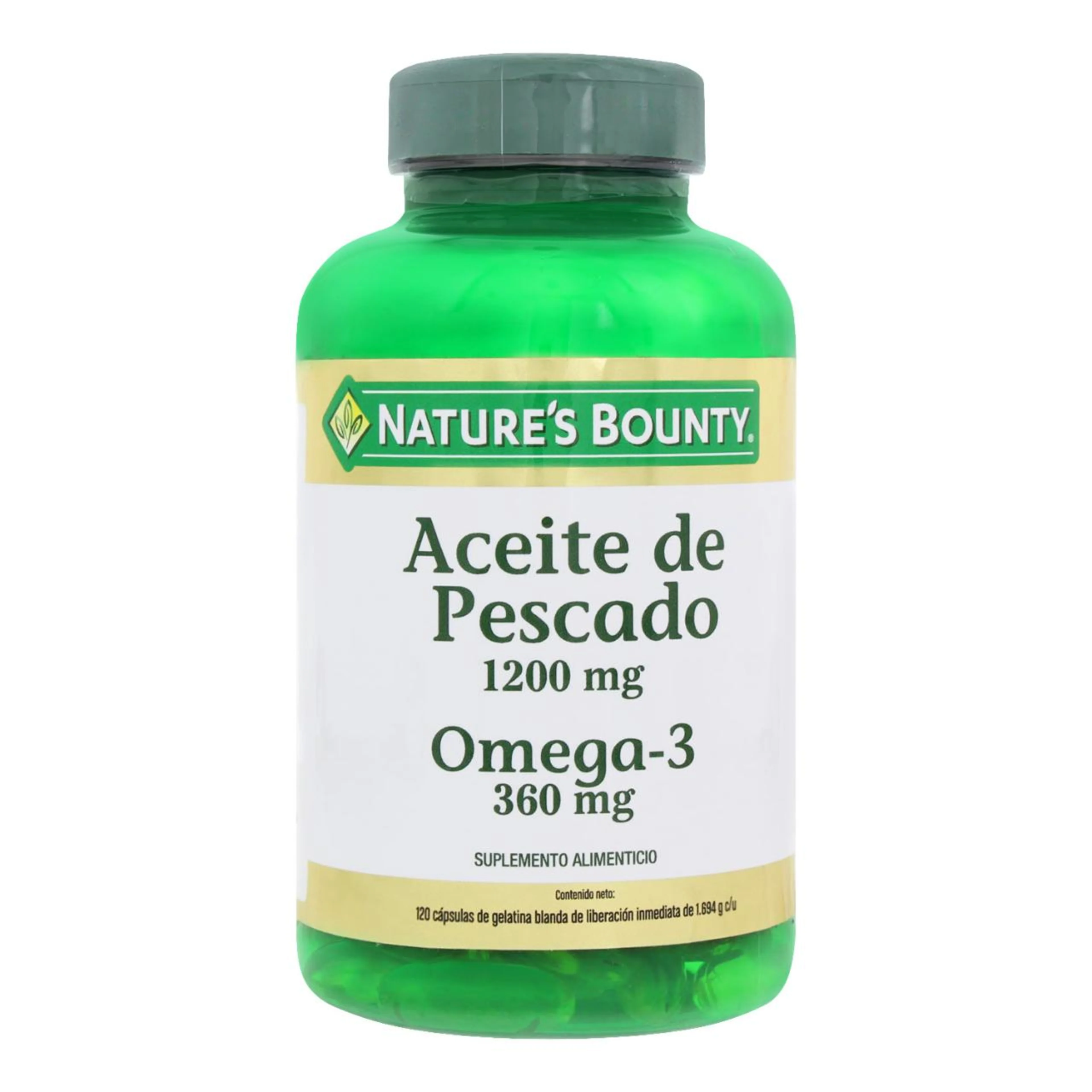 Aceite de pescado 1200mg/360mg 120 cápsulas